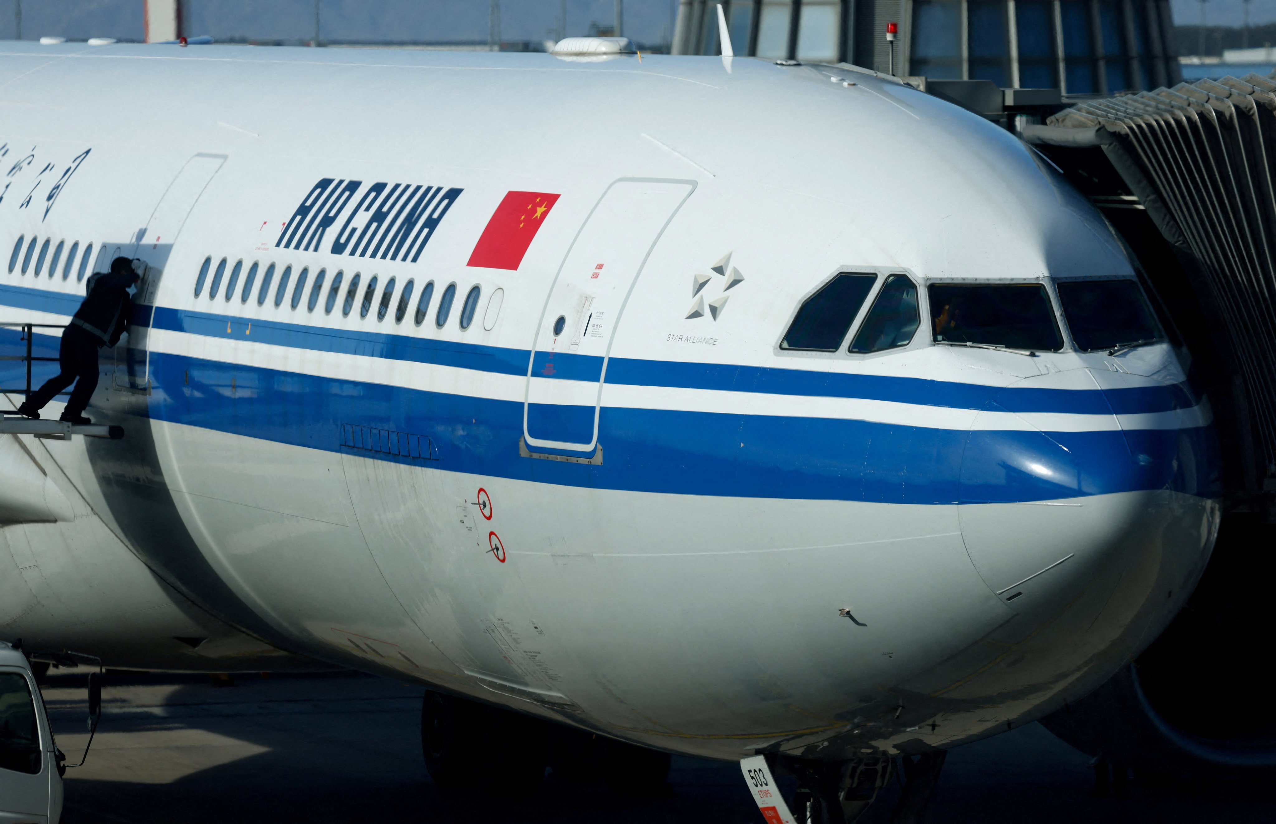 An Air China plane at Beijing Capital International Airport. Photo: Reuters