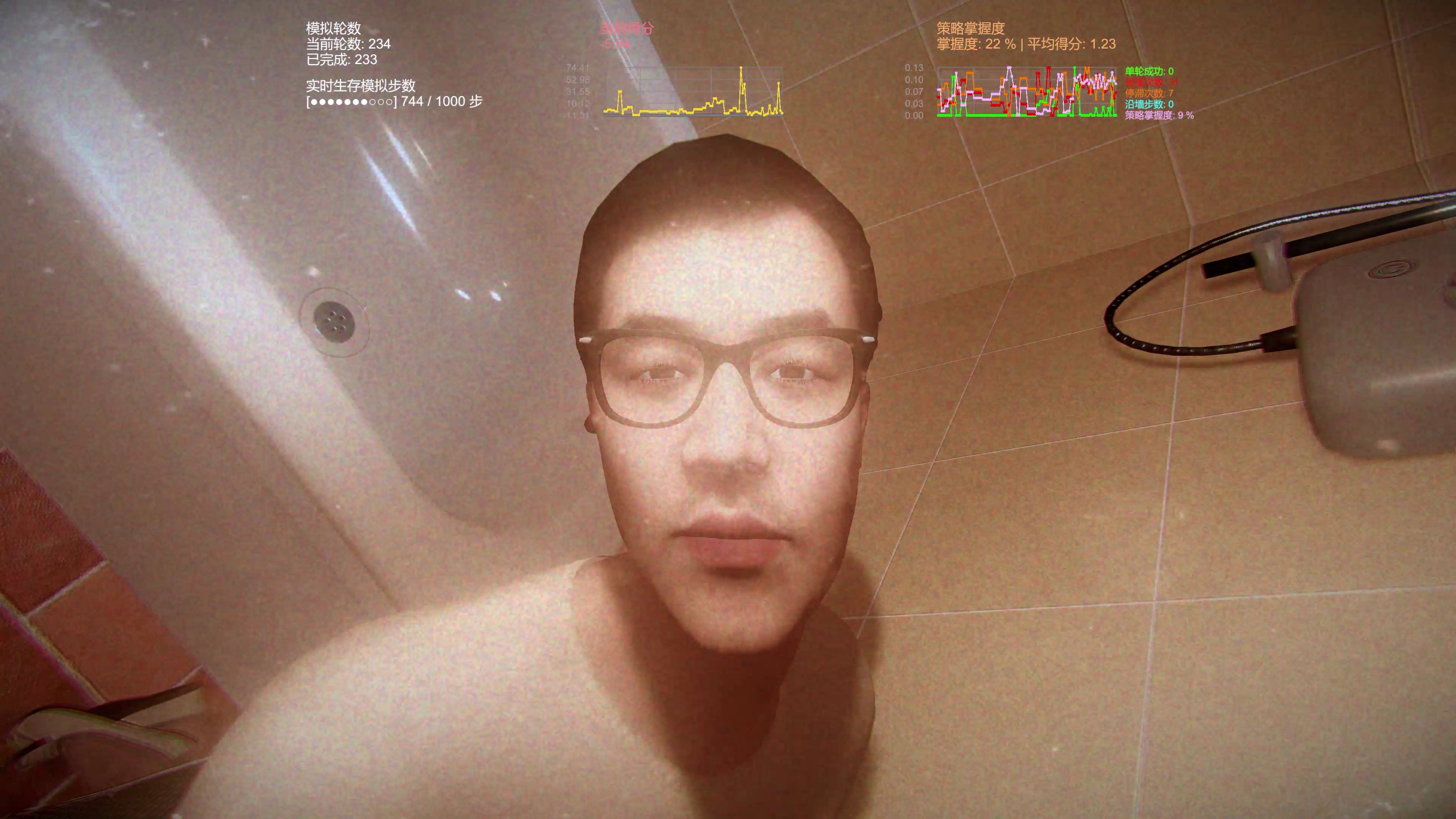 Two Walls – Ordinary War Rehearsal (2025), by Wu Ziyang. Photo: courtesy Wu Ziyang