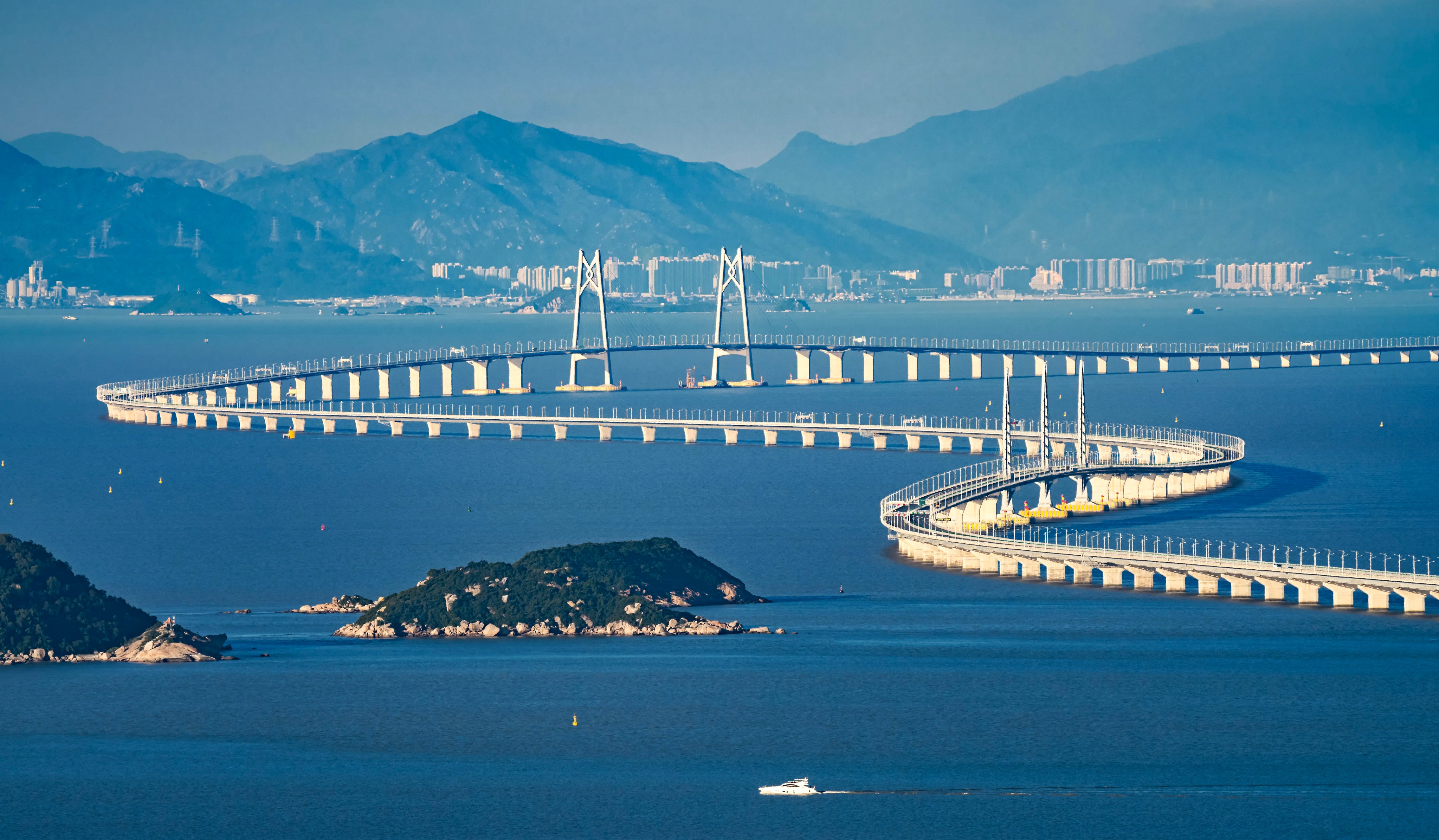 The Zhuhai section of the Hong Kong-Zhuhai-Macau Bridge is pictured on June 12, 2020. Photo: VCG via Getty Images
