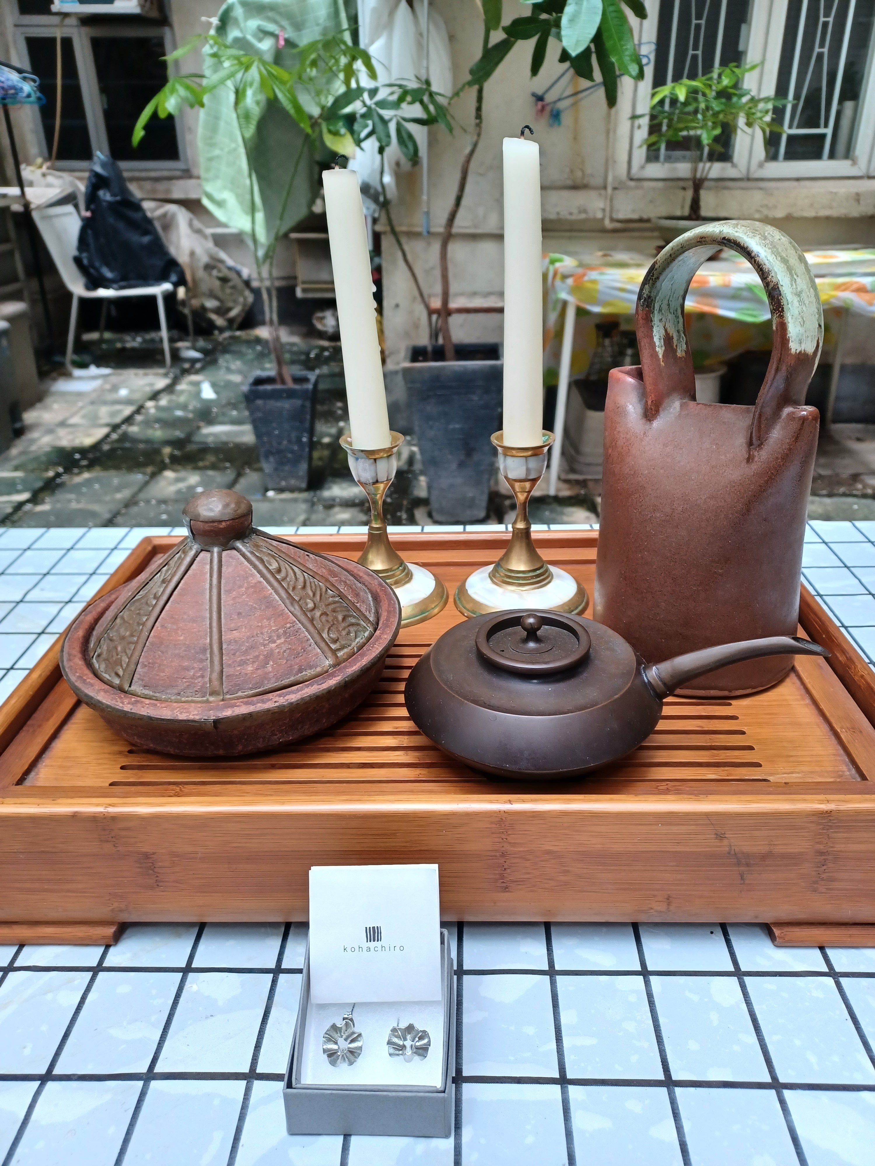 Various items of metalwork are seen at Antique Gallery Otera (also called Otera Kohachiro Store) in Takaoka, in Japan’s Toyama prefecture. A shop within the shop sells artisan jewellery from Otera Katsura’s brand Kohachiro. Photo: Rebecca Lo
