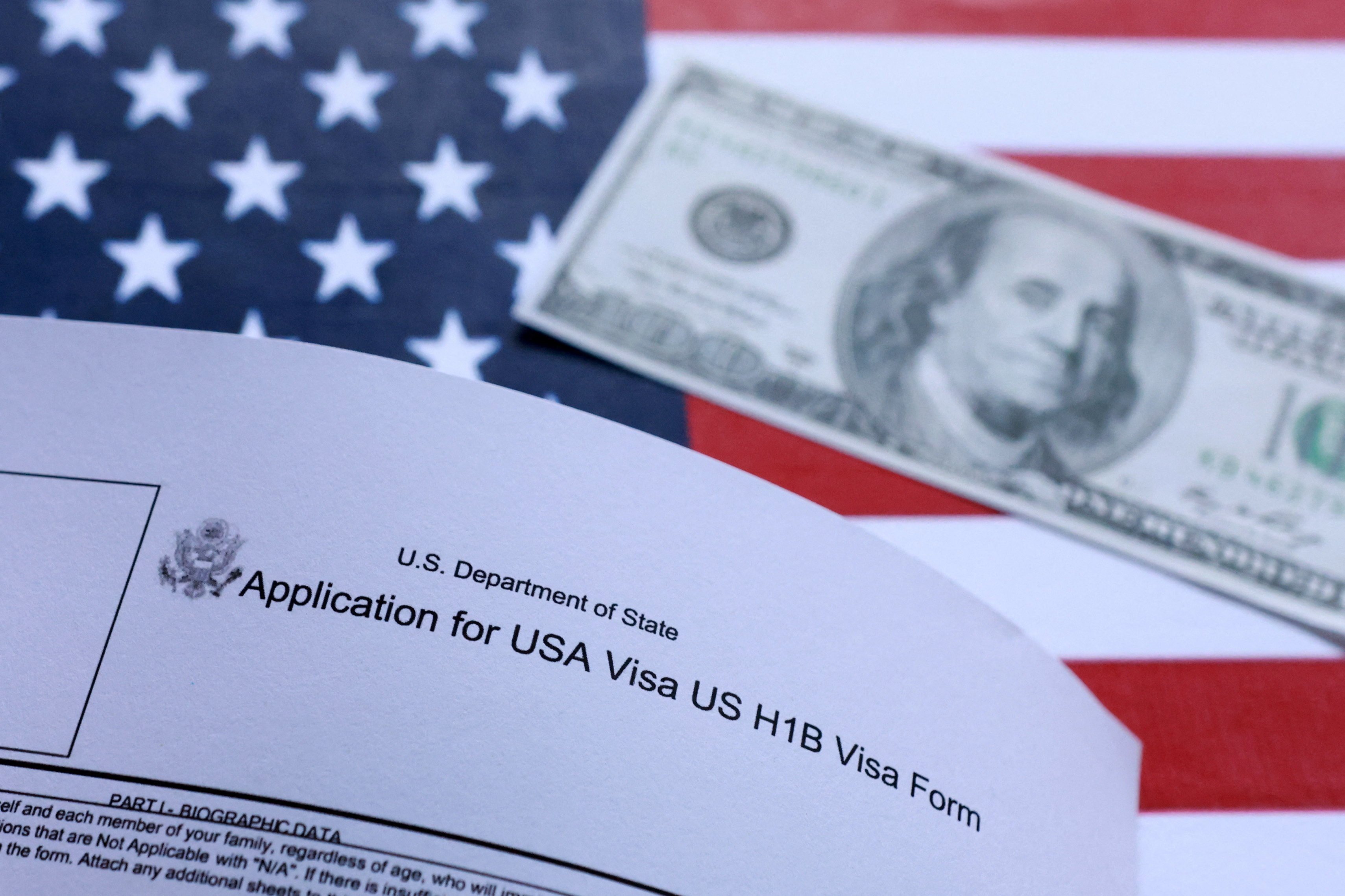 The H-1B programme allows US employers to hire foreign workers in specialty fields, and technology companies in particular rely heavily on workers who receive H-1B visas. Photo illustration: Reuters