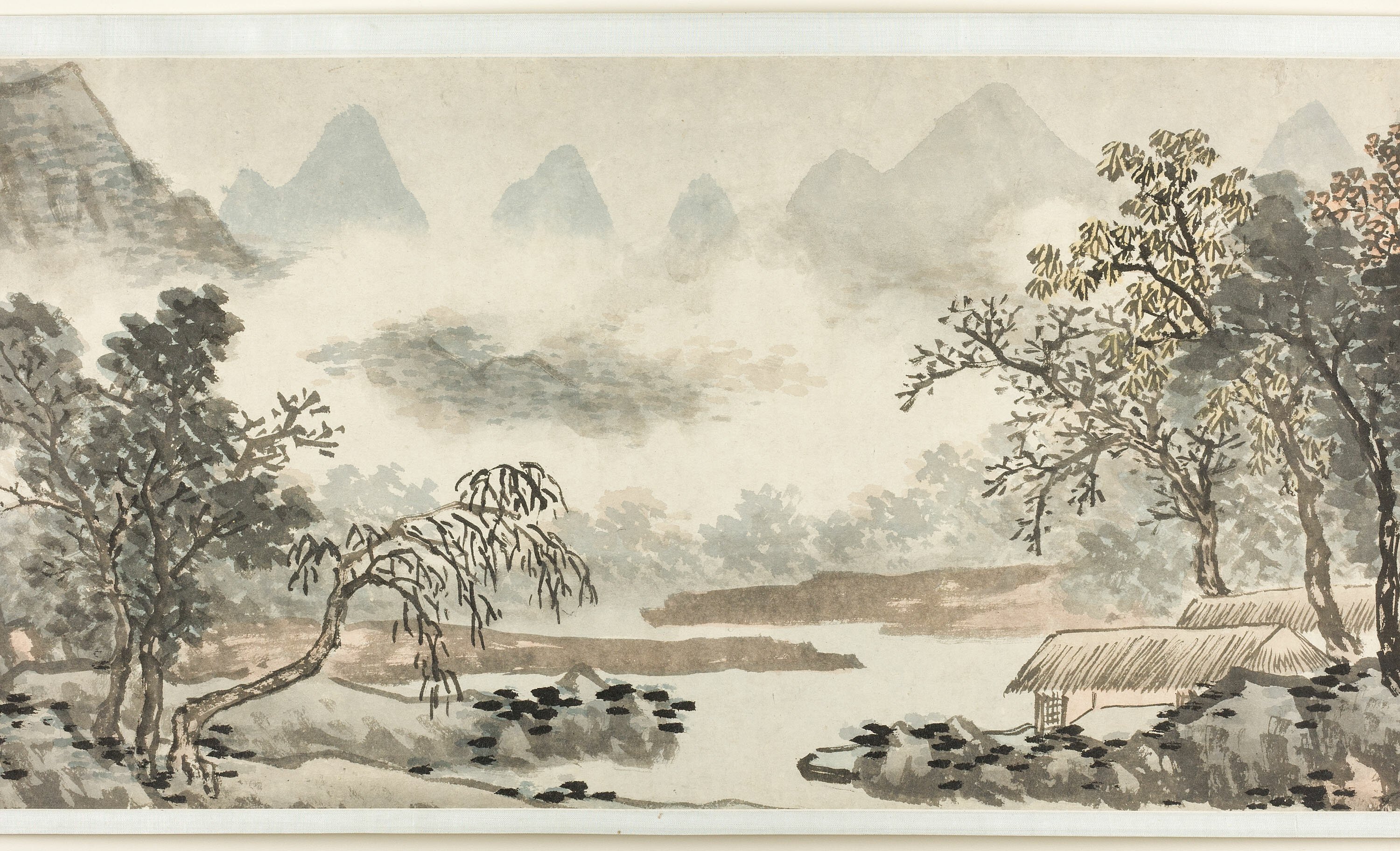 Clouds over the River before Rain (1504), painted by Chinese landscape artist Shen Zhou during the Ming dynasty (1369-1644). Photo: Heritage Art/Heritage Images via Getty Images