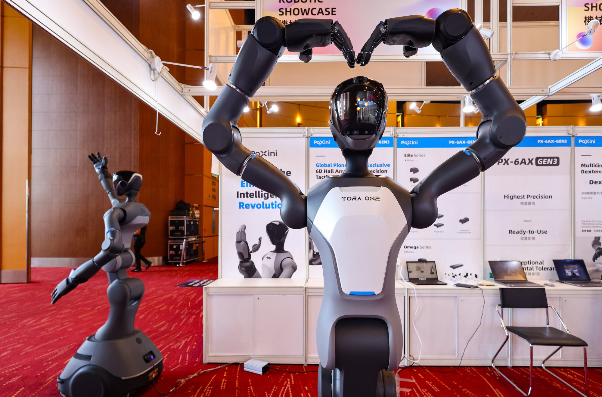 AI robots are creating a stir across the world with some fearing for the future if AI takes over, believing it could lead to mass unemployment and social inequality. Photo: Dickson Lee AI robots are creating a stir across the world with some fearing for the future if AI takes over, believing it could lead to mass unemployment and social inequality. Photo: Dickson Lee