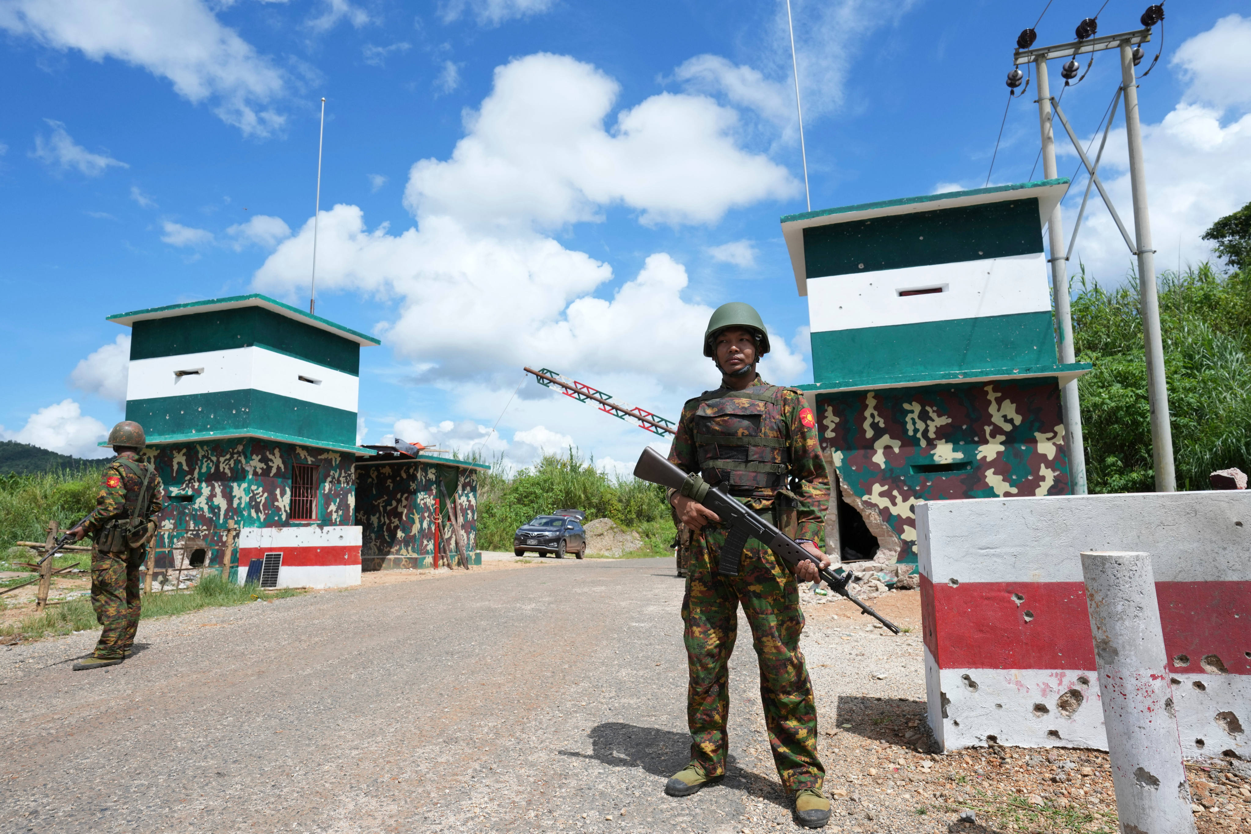Myanmar junta forces retake key town on trade route to China