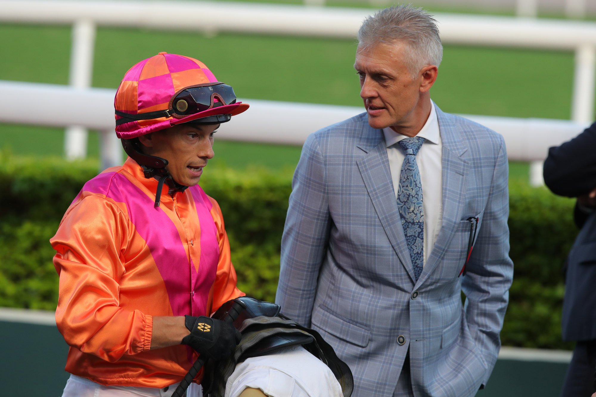 Jockey Alexis Badel and trainer Mark Newnham will team up with three runners on Sunday.