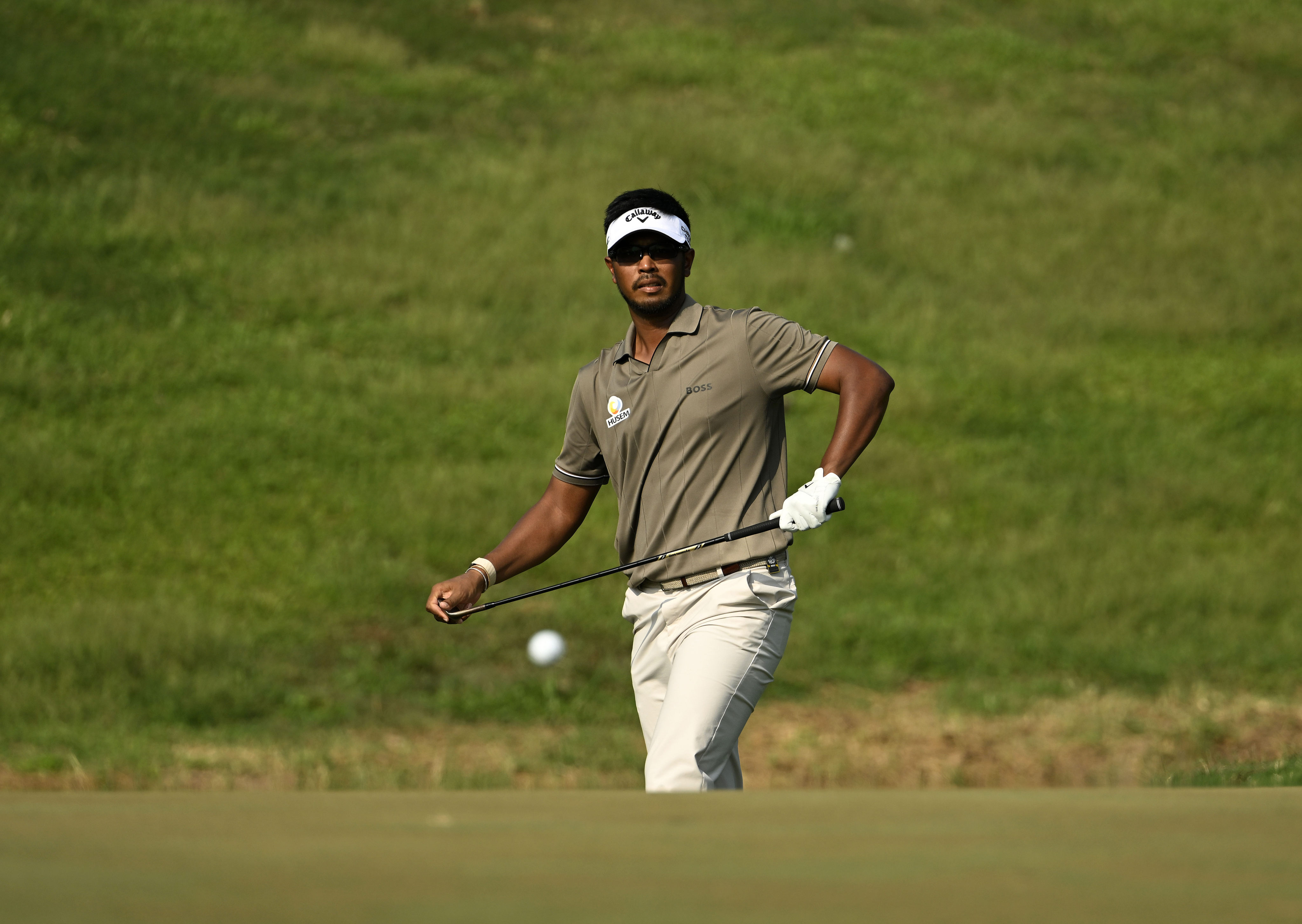 Sarit Suwannarut birdied two of his last three holes on Saturday to give himself some breathing space. Photo: Asian Tour