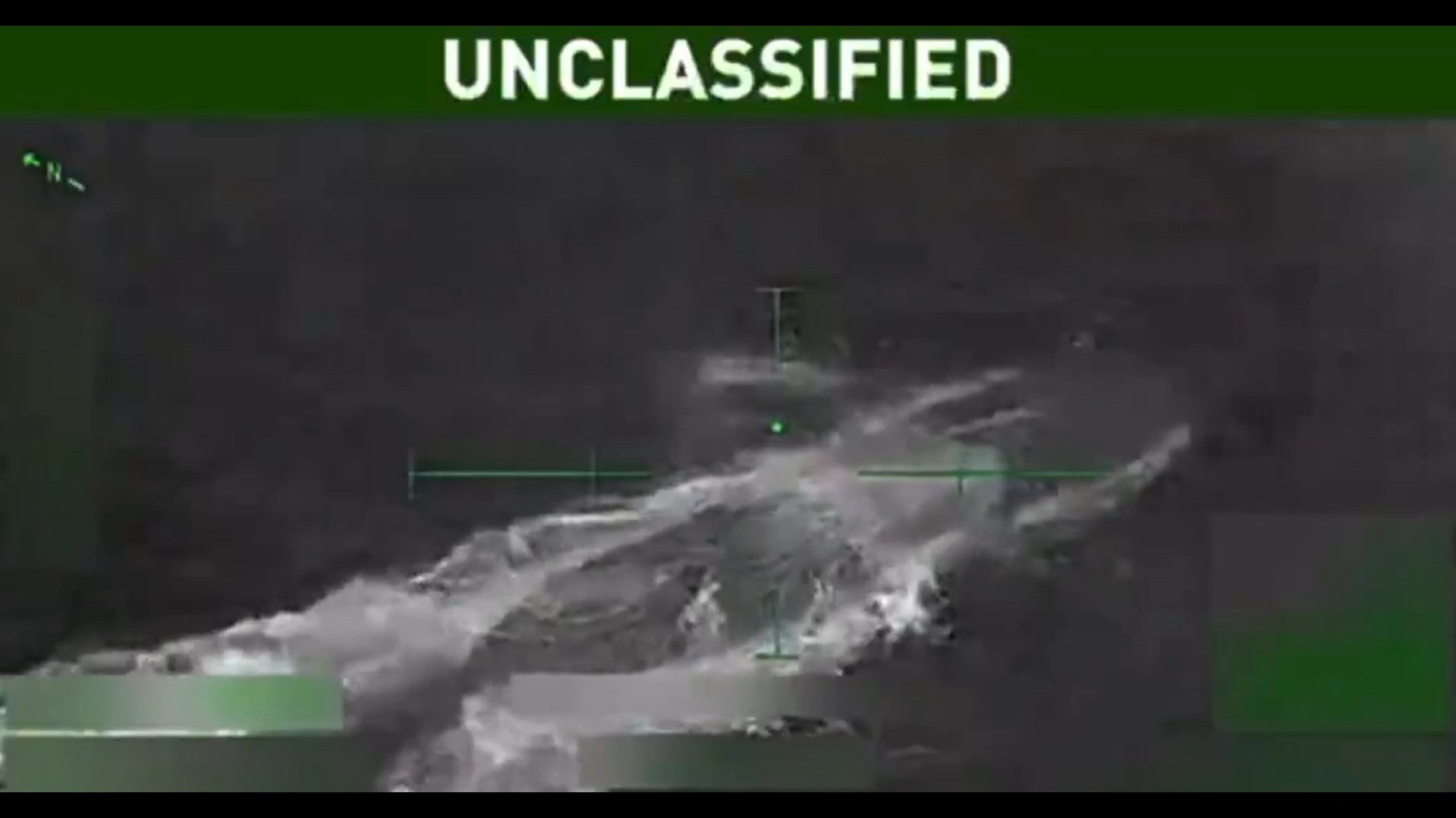 The Pentagon on Saturday posted a short video of the strike on an alleged drug-carrying submersible in the Caribbean. Image: US Department of Defence