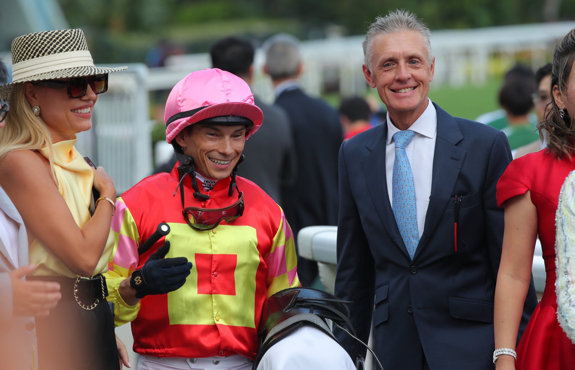 All smiles for Alexis Badel and Mark Newnham after My Wish’s success. All smiles for Alexis Badel and Mark Newnham after My Wish’s success.
