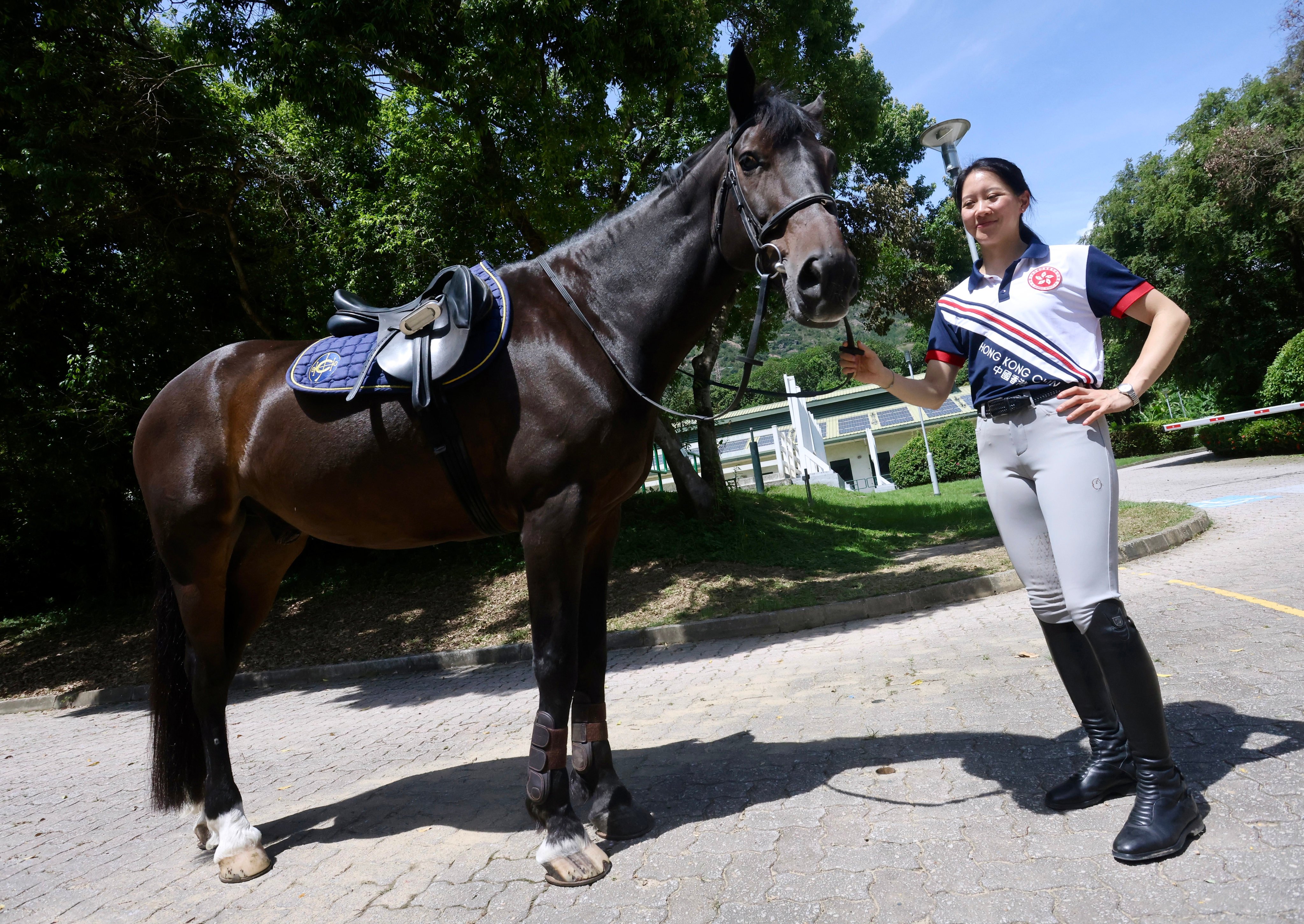 Jacqueline Lai is part of an 11-strong Hong Kong team taking part in the National Games equestrian event. Photo: Jonathan Wong