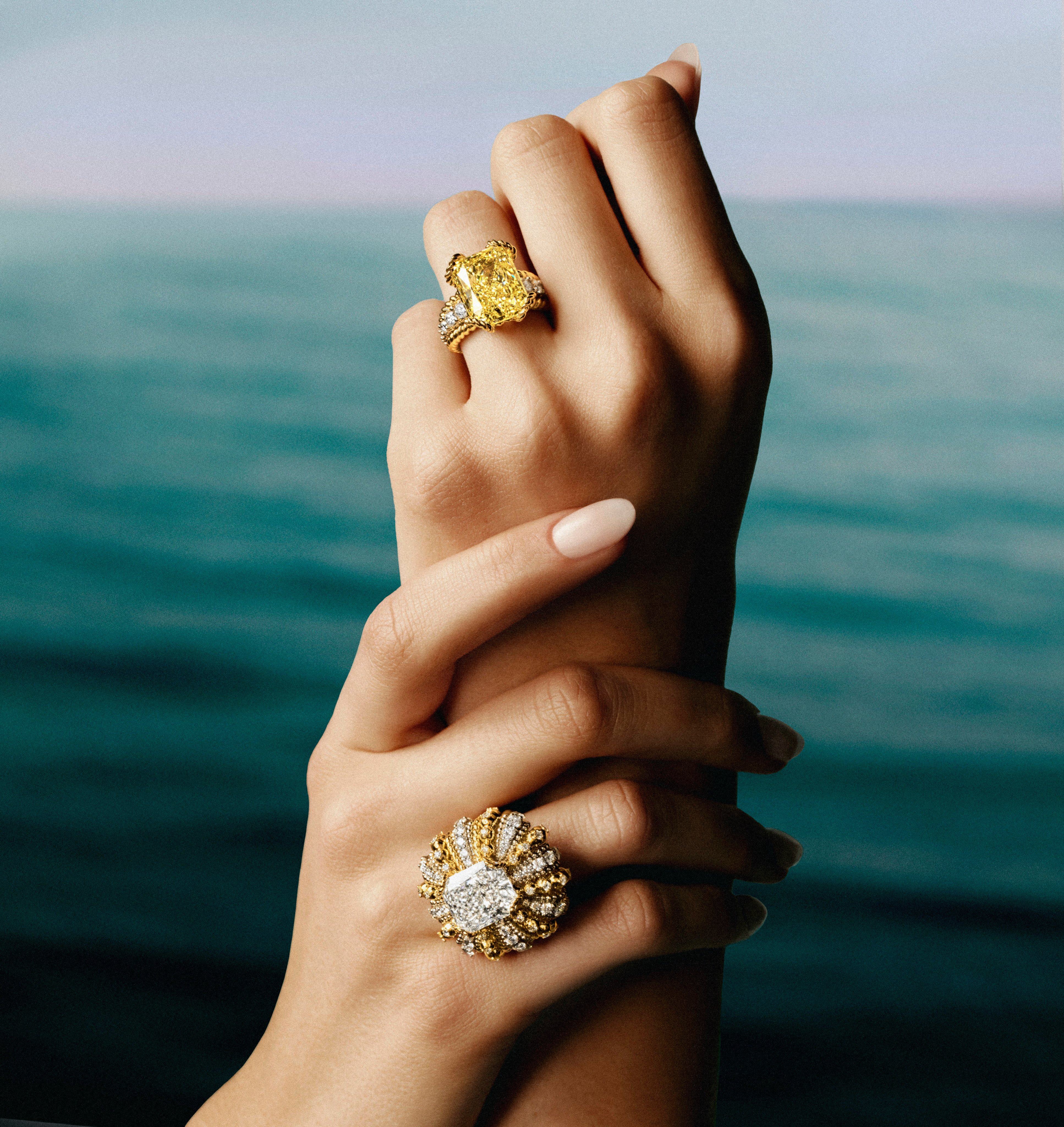 Tiffany & Co. chief artistic officer Nathalie Verdeille has reinterpreted Jean Schlumberger’s marine-inspired creations for the Blue Book 2025 Sea of Wonder collection. Photo: Handout