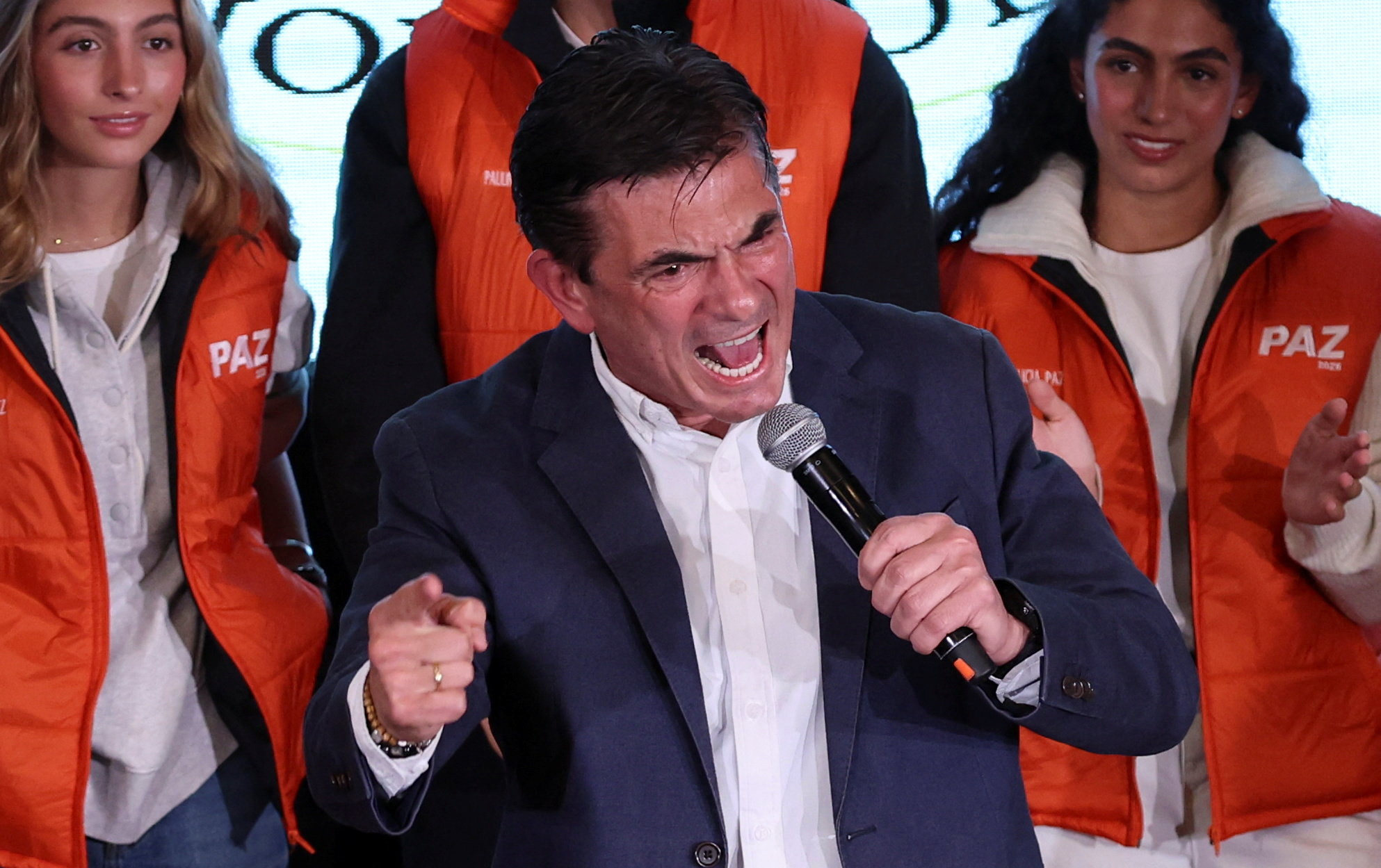 Bolivia’s President-elect Rodrigo Paz on Sunday. Photo: Reuters