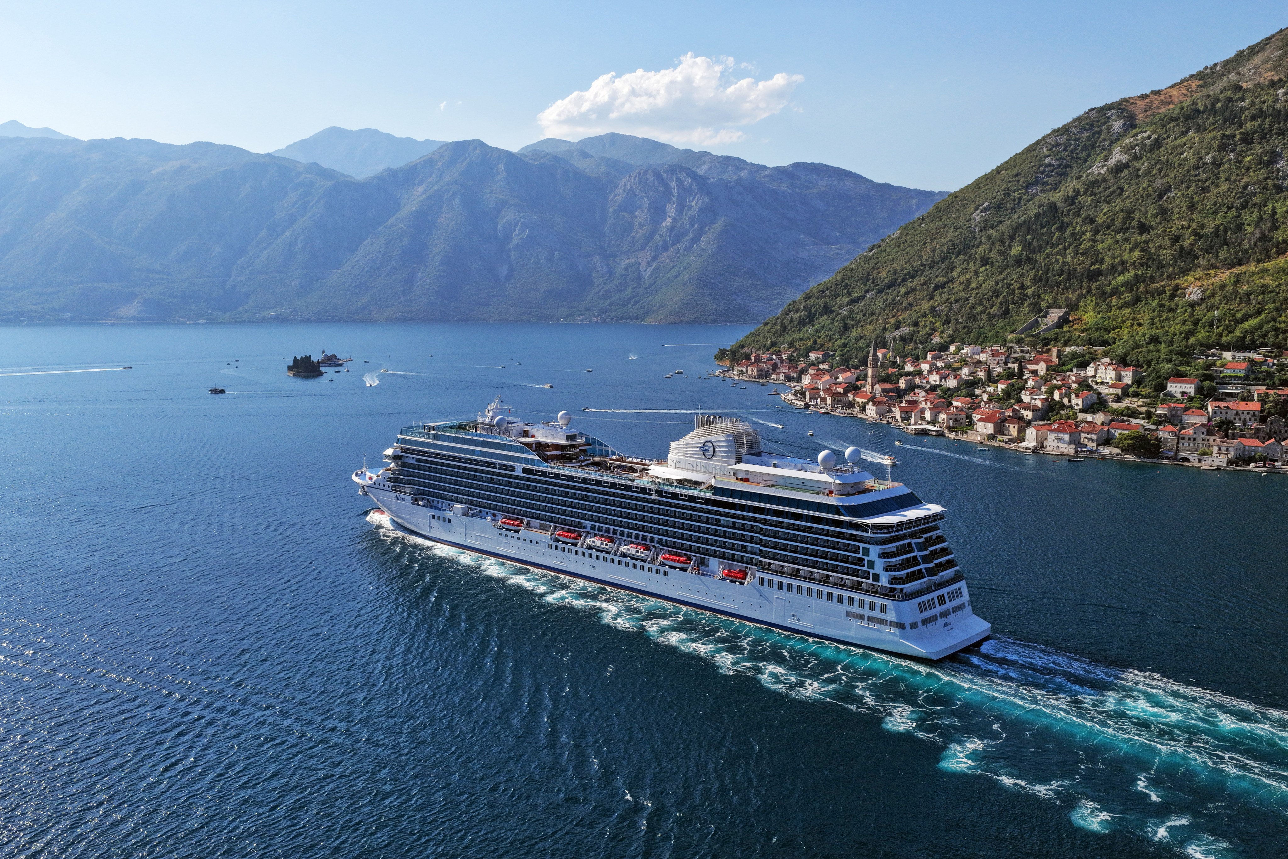 The 804-foot (245-metre), 1,200-guest Allura vessel by Oceania Cruises has 12 dining venues, including four speciality restaurants. Photo: Oceania Cruises