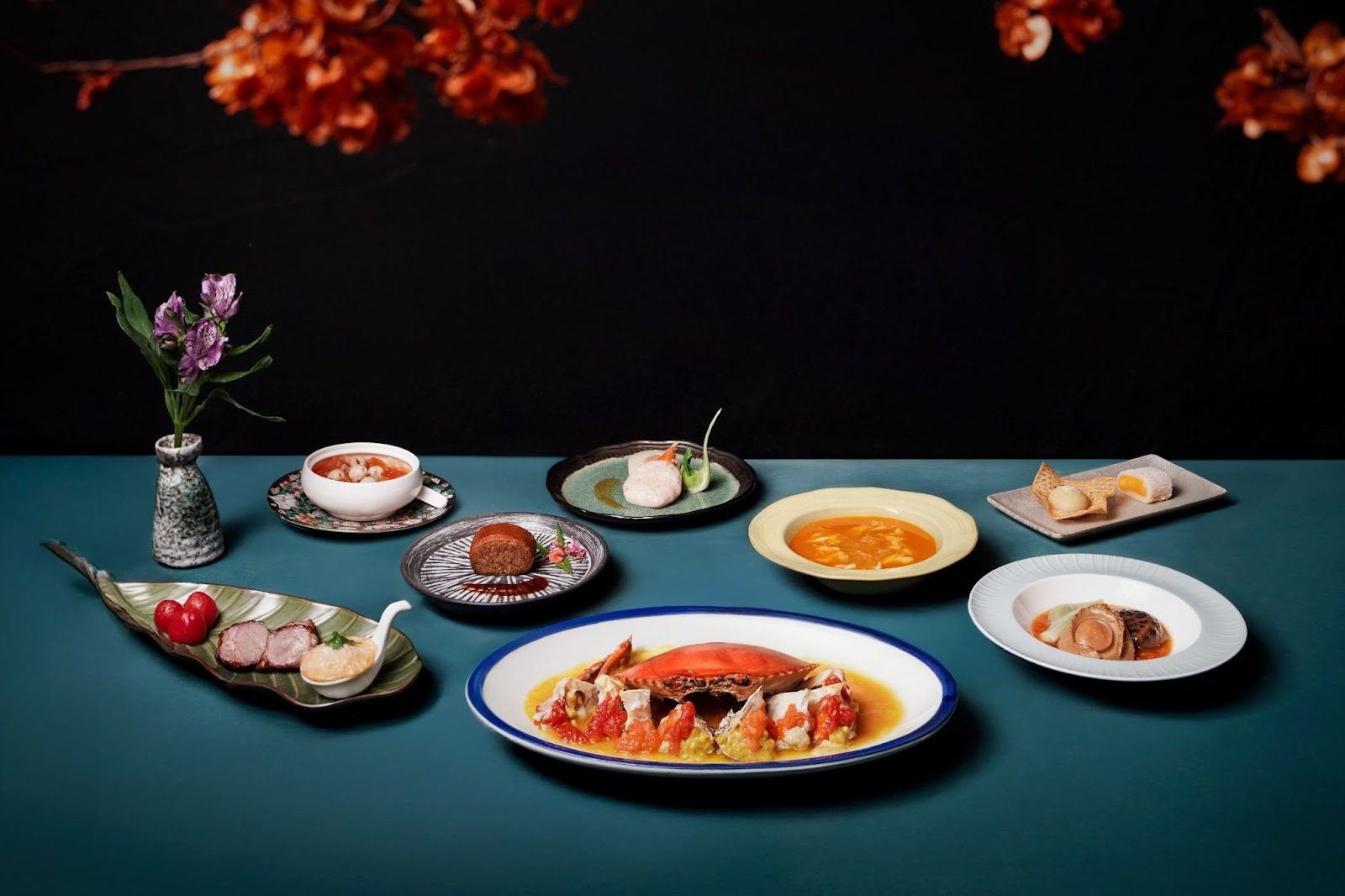 The seasonal crab set menu at Yat Tung Heen in Eaton, Hong Kong. Photo: Handout