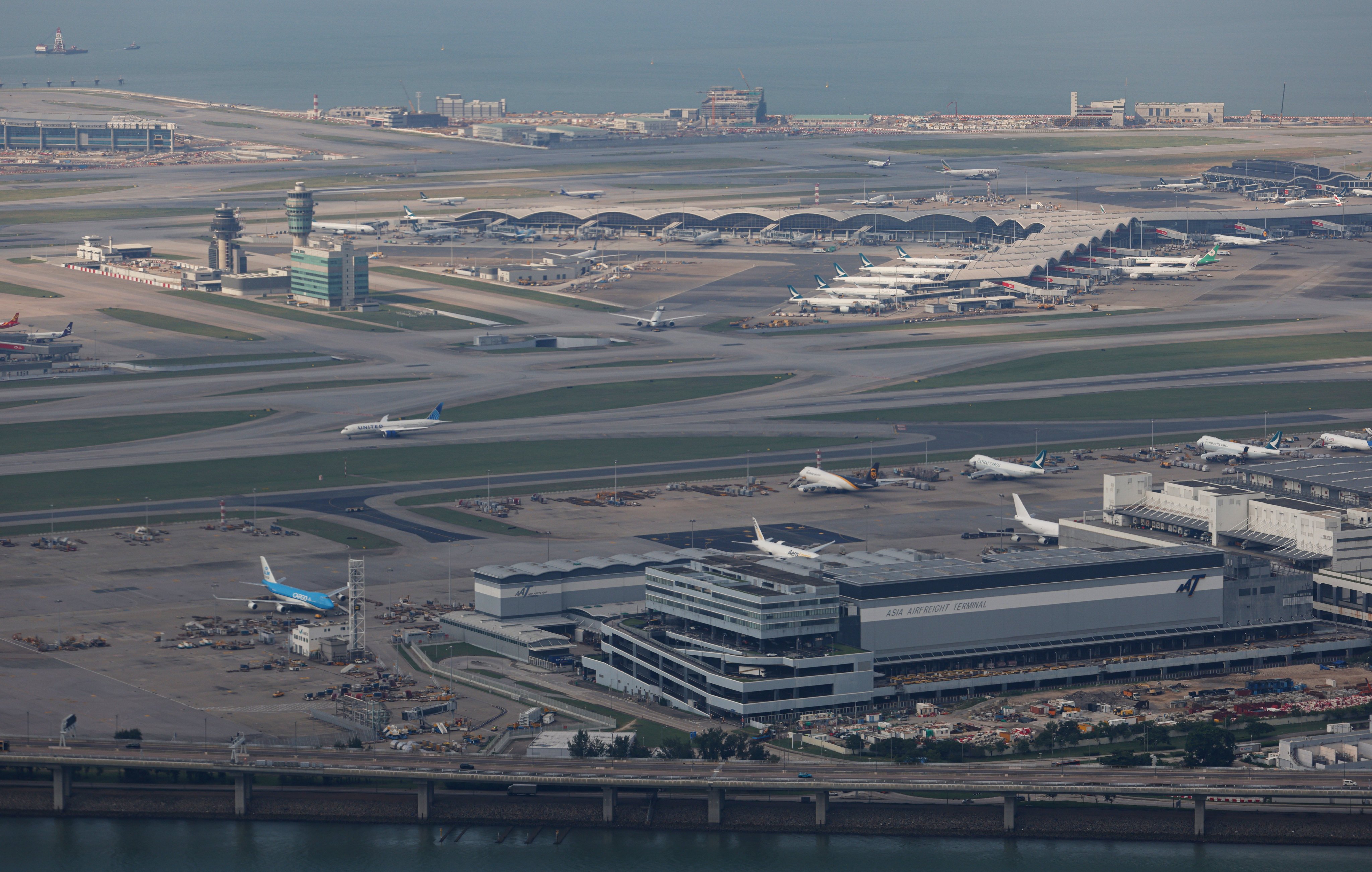 A general view of the Hong Kong International Airport. Photo: Eugene Lee