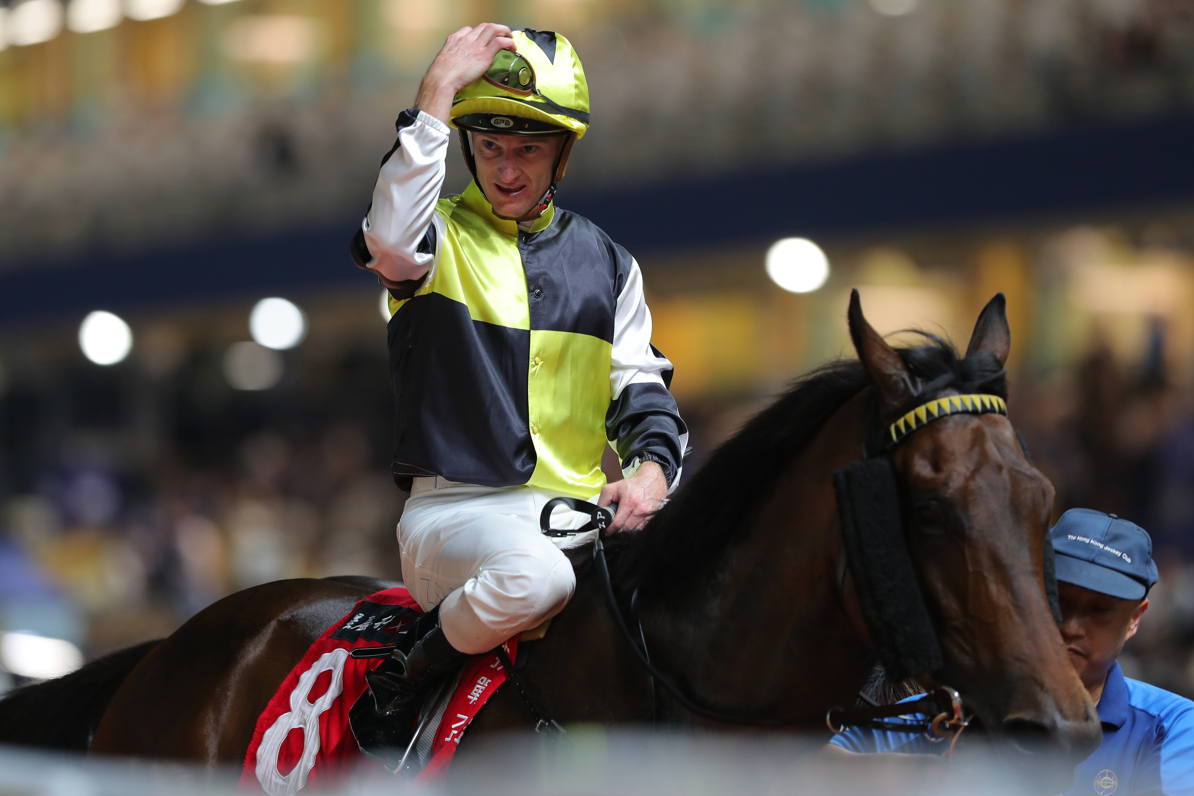 Zac Purton needs one win at the Valley on Wednesday night to reach his next career milestone. Photos: Kenneth Chan