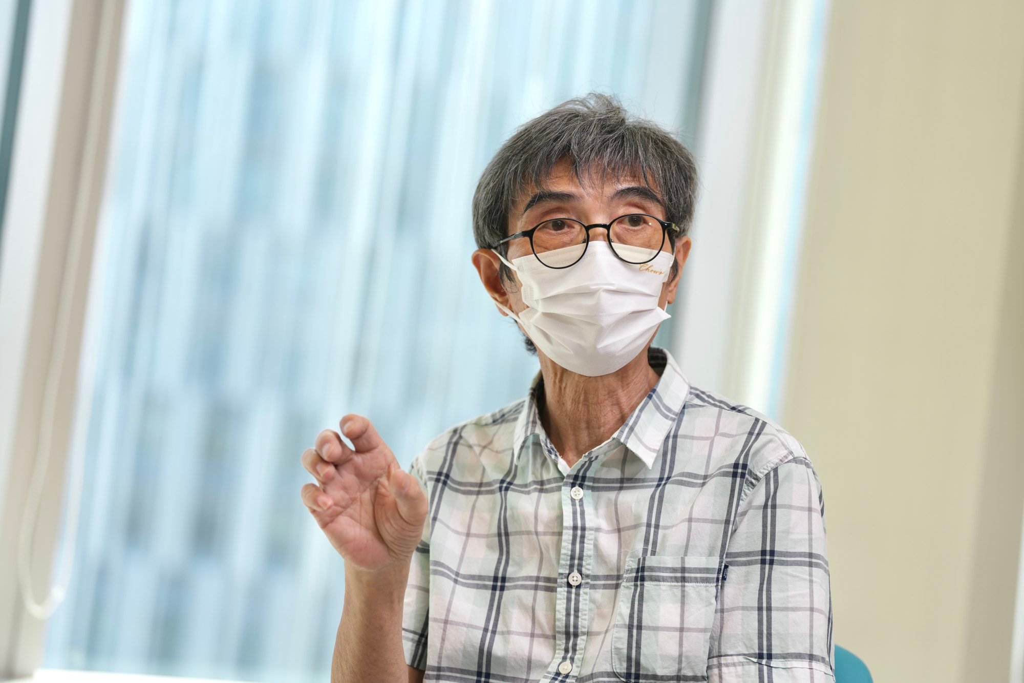 Liver cancer patient Mr Chan says the treatment is painless and likens the process to ‘taking a nap’. Photo: Karma Lo