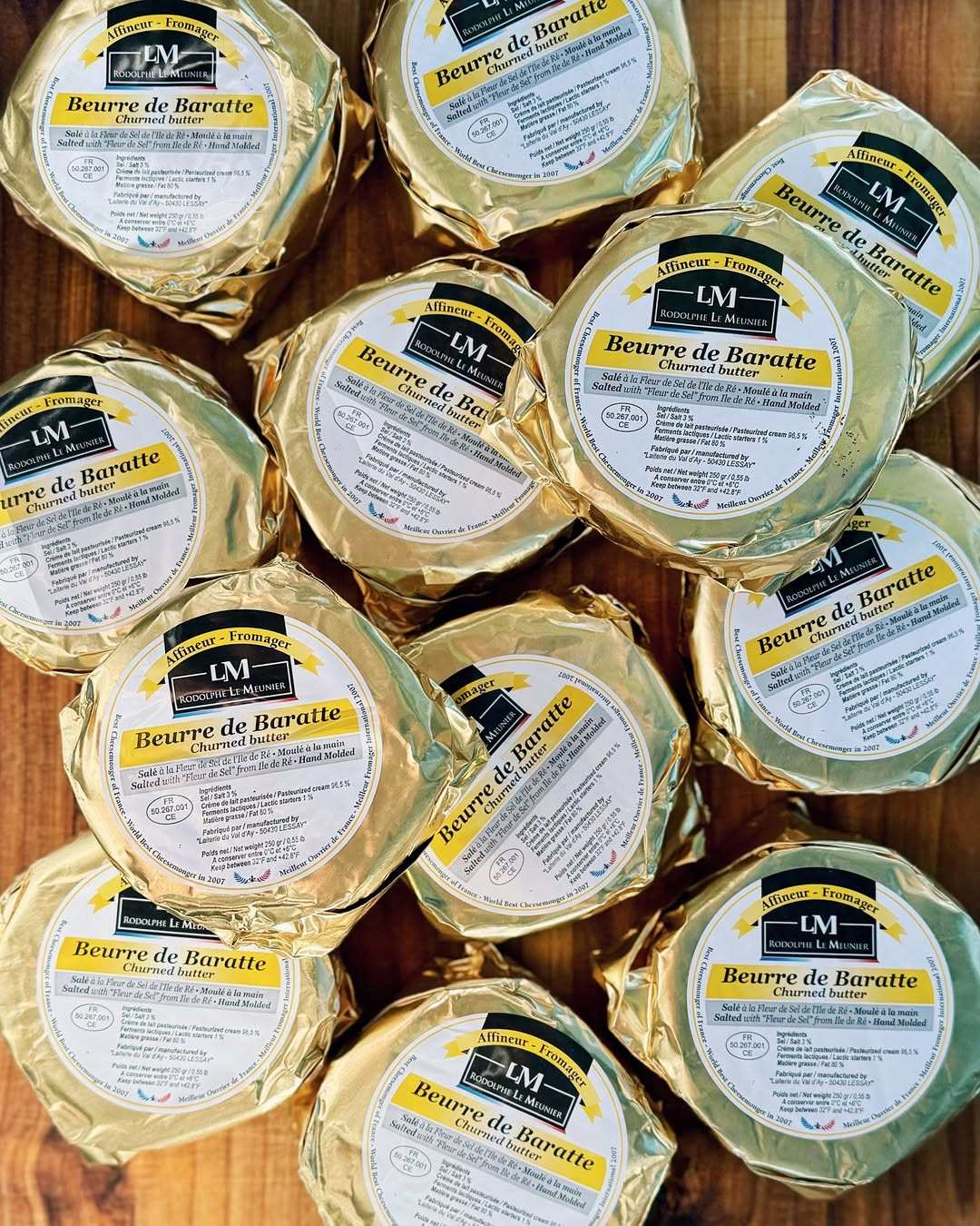 Rodolphe Le Meunier has emerged as one of the premium butters coveted by Americans. Photo: @rodolphelemeunier/Instagram