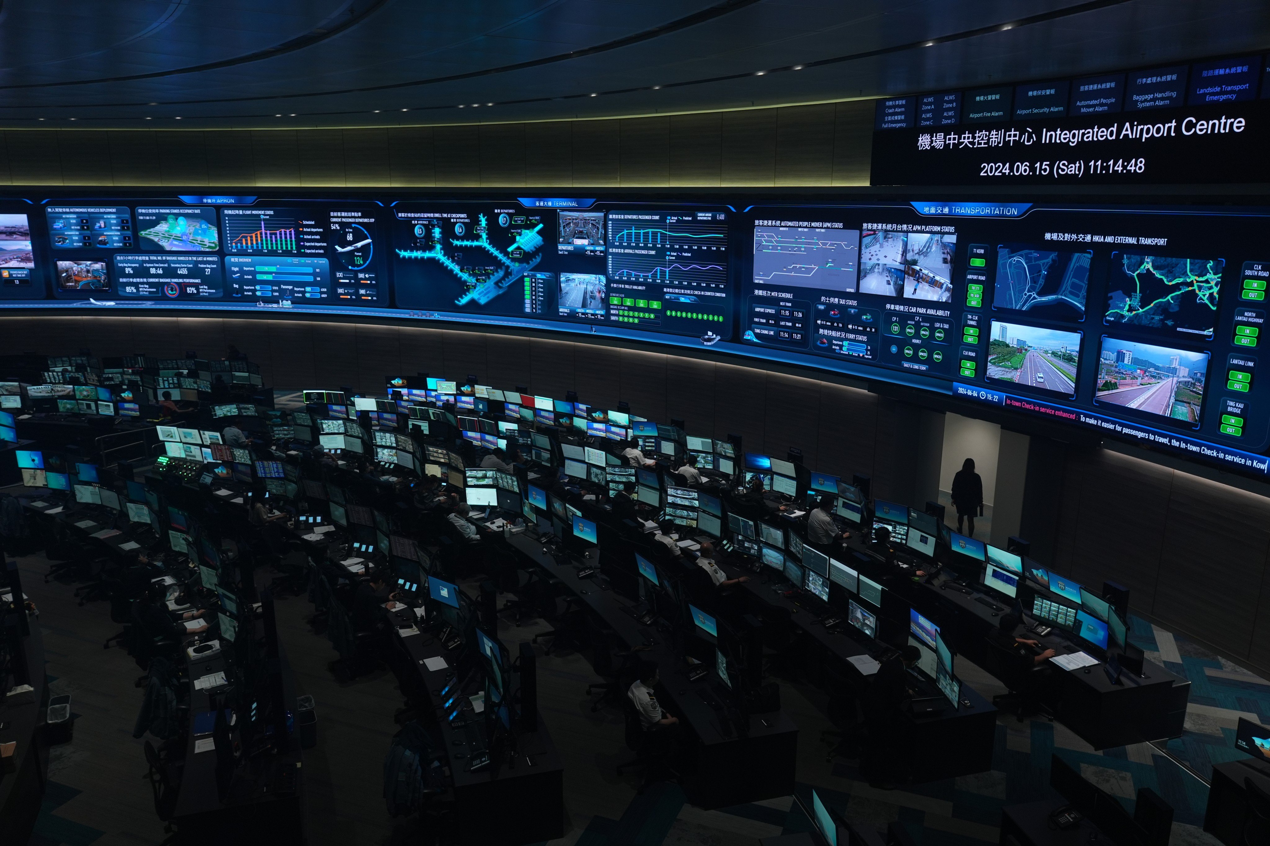 The Integrated Airport Centre at Hong Kong International Airport. Photo: Eugene Lee