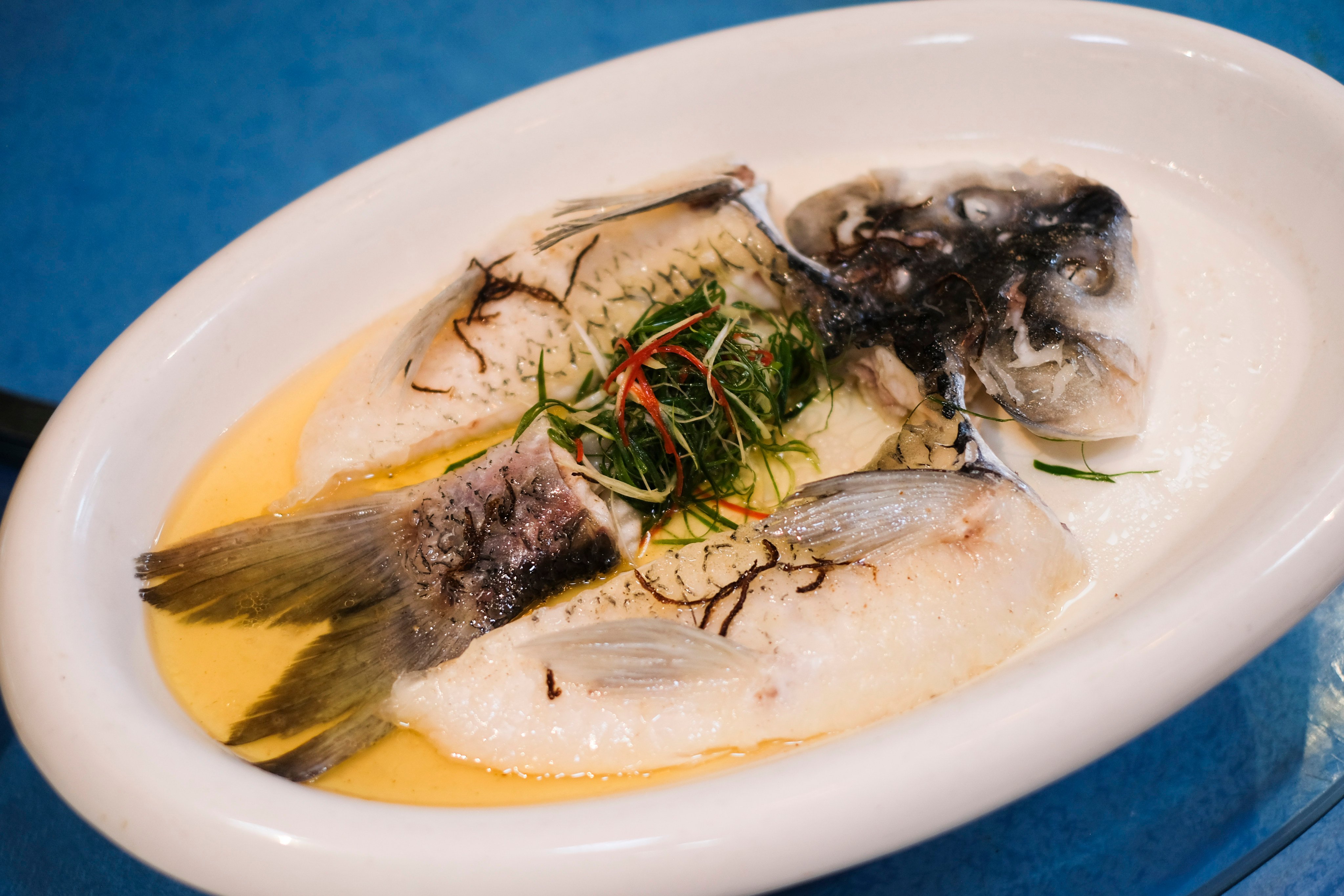 Steamed “unforgettable” empurau fish belly at Jiang Shun Seafood Restaurant, in Shunde. Hong Kong chef Silas Li calls the area in Foshan, Guangdong province, his second home. Photo: Hei-kiu Au