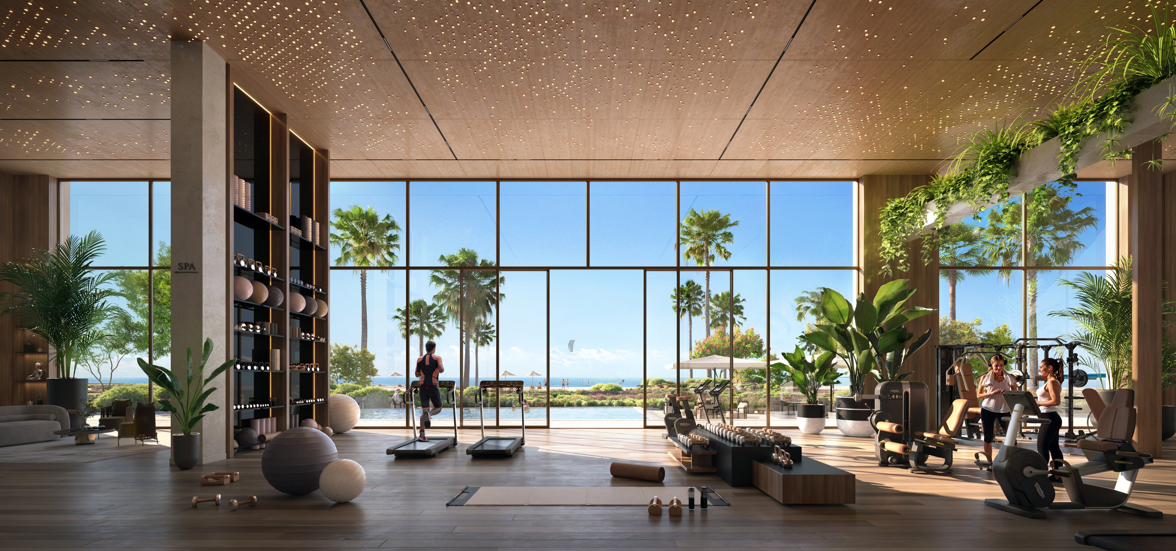 Fahid Island – a residential island just off the coast of Abu Dhabi dedicated to wellness and longevity – is one of the futuristic projects in development in wellness real estate. Photo: Aldar Properties