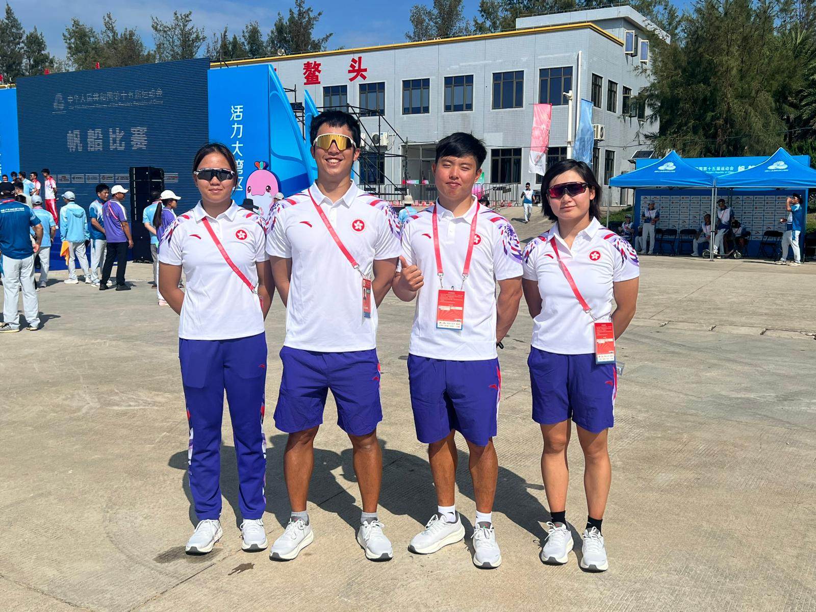 (From left) Cheung Tsz-yuet, Cheng Ching-yin, Au Ling-yeung, Mui Ma Kwan-ching. Photo: Handout