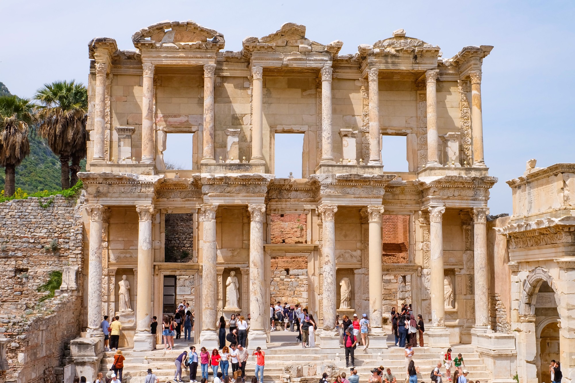 The Library of Celsus in Ephesus, Turkey. Under the country’s laws, people who use words or act in a way that damages a person’s dignity can be jailed. Photo: Shutterstock The Library of Celsus in Ephesus, Turkey. Under the country’s laws, people who use words or act in a way that damages a person’s dignity can be jailed. Photo: Shutterstock