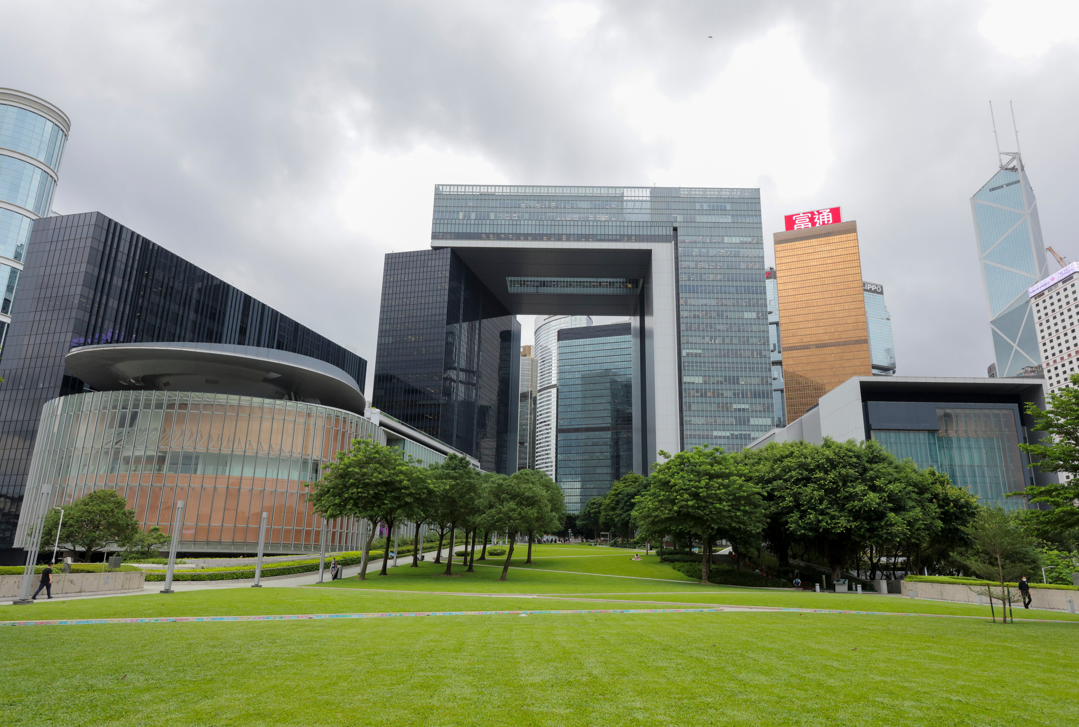 A view of the Hong Kong government headquarters in Admiralty. Photo: Jelly Tse