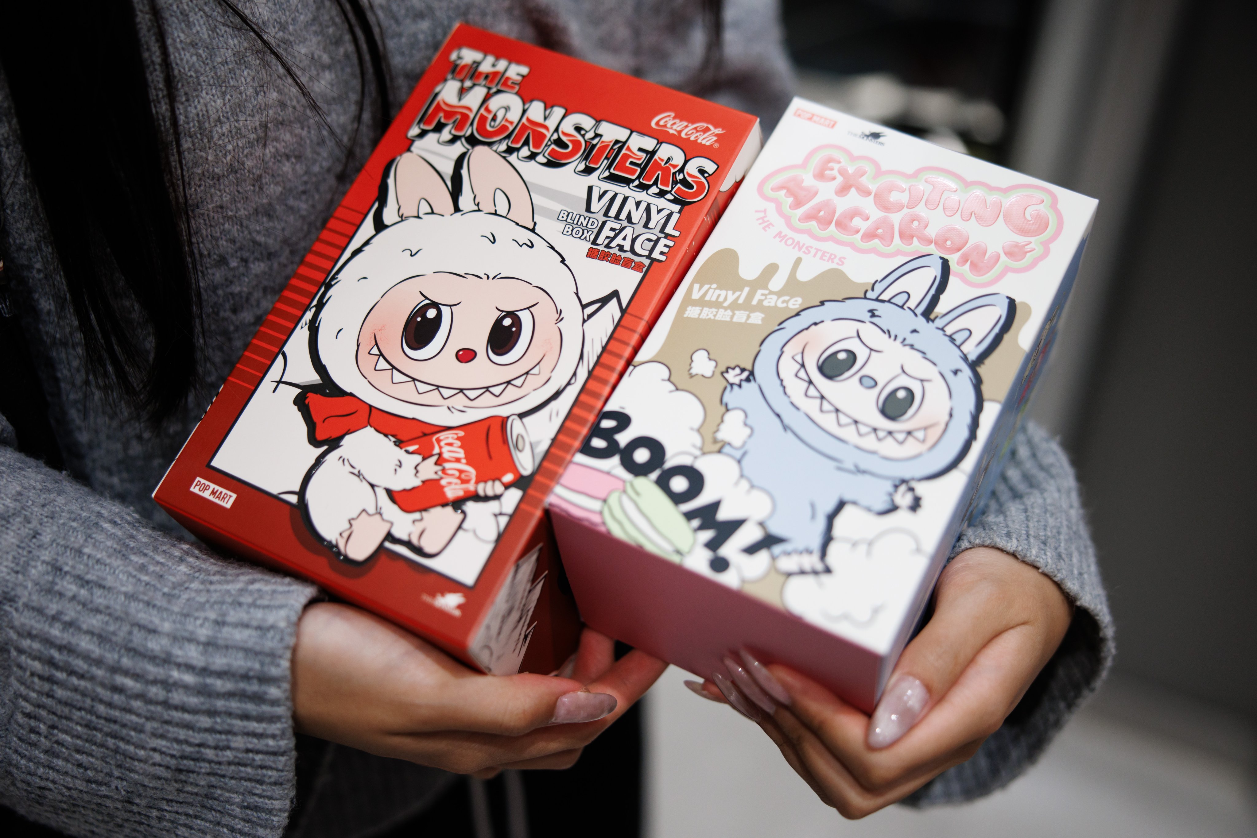 Labubu, designed by Hong Kong-born artist Lung Ka-sing in 2015, has become Pop Mart's best-selling blind box character. Photo: EPA