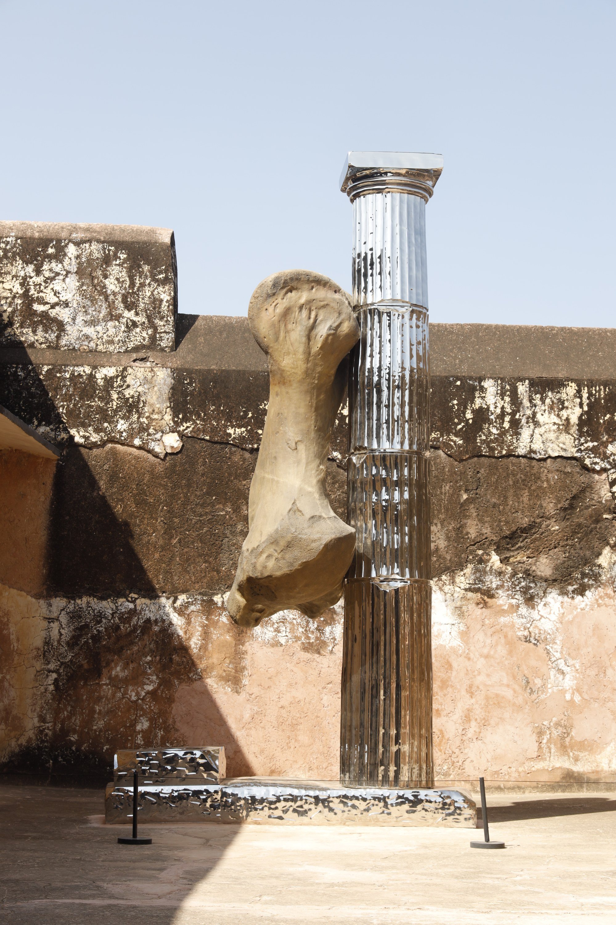 Kingdom of Earth (2017-22), by Subodh Gupta, featured at The Sculpture Park’s new venue within Jaipur’s Jaigarh Fort. Photo: Subodh Gupta Kingdom of Earth (2017-22), by Subodh Gupta, featured at The Sculpture Park’s new venue within Jaipur’s Jaigarh Fort. Photo: Subodh Gupta