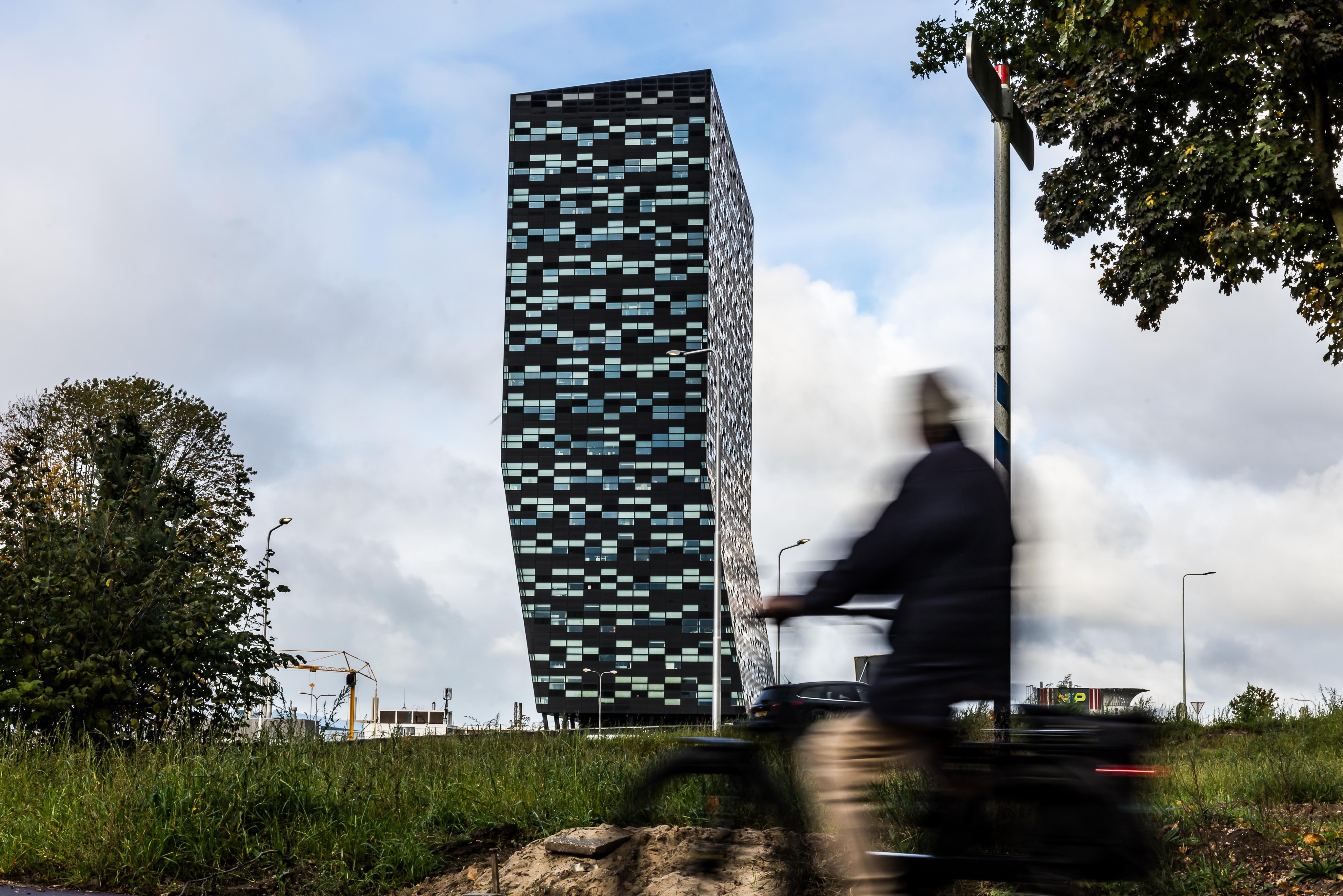 The building that houses Nexperia’s headquarters in Nijmegen, the Netherlands, on October 13. The Dutch government seized the Chinese-owned chipmaker Nexperia in late September and ousted its Chinese CEO Zhang Xuezheng. Photo: EPA