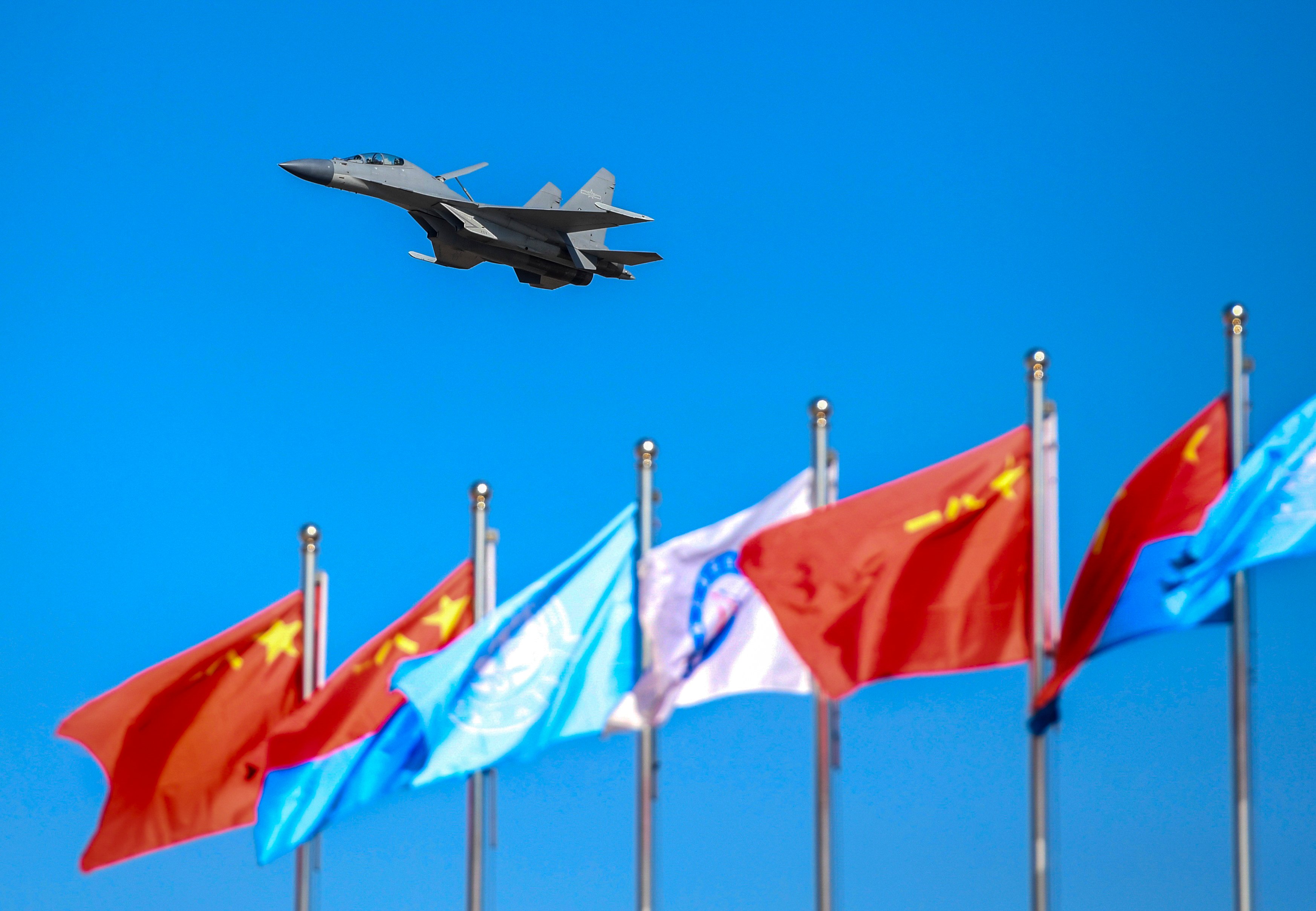 There were more than 350 J-16s in service last year. Photo: Xinhua