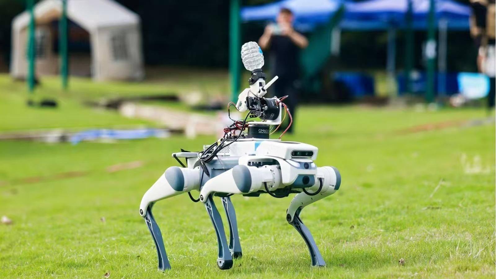 More than 200 teams from 106 Chinese universities took part in the final round of this year’s National Youth Intelligent Unmanned Systems Application competition in Shanghai. Photo: Handout