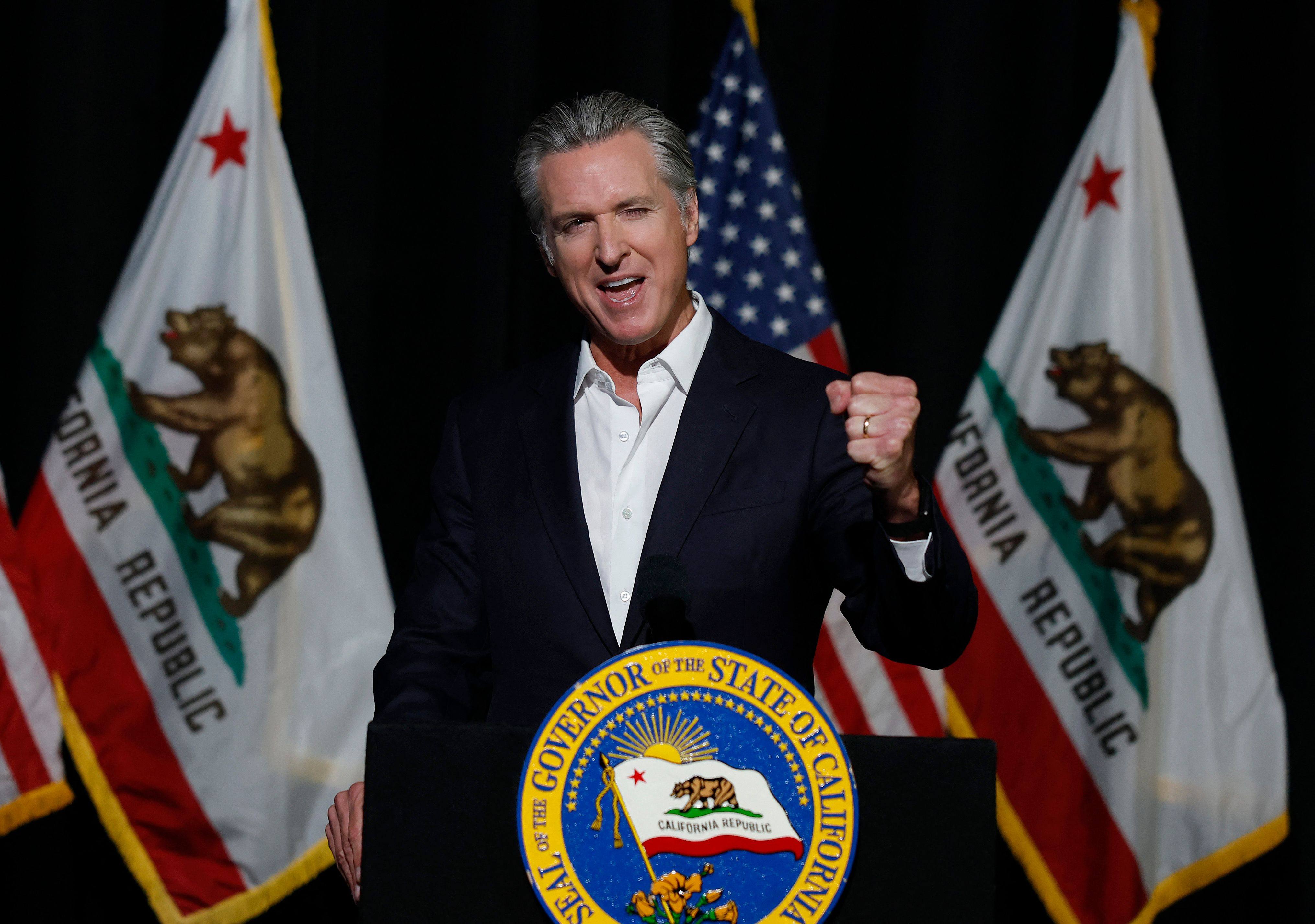 California Governor Gavin Newsom has admitted for the first time publicly that he was seriously weighing a 2028 presidential run. Photo: AFP