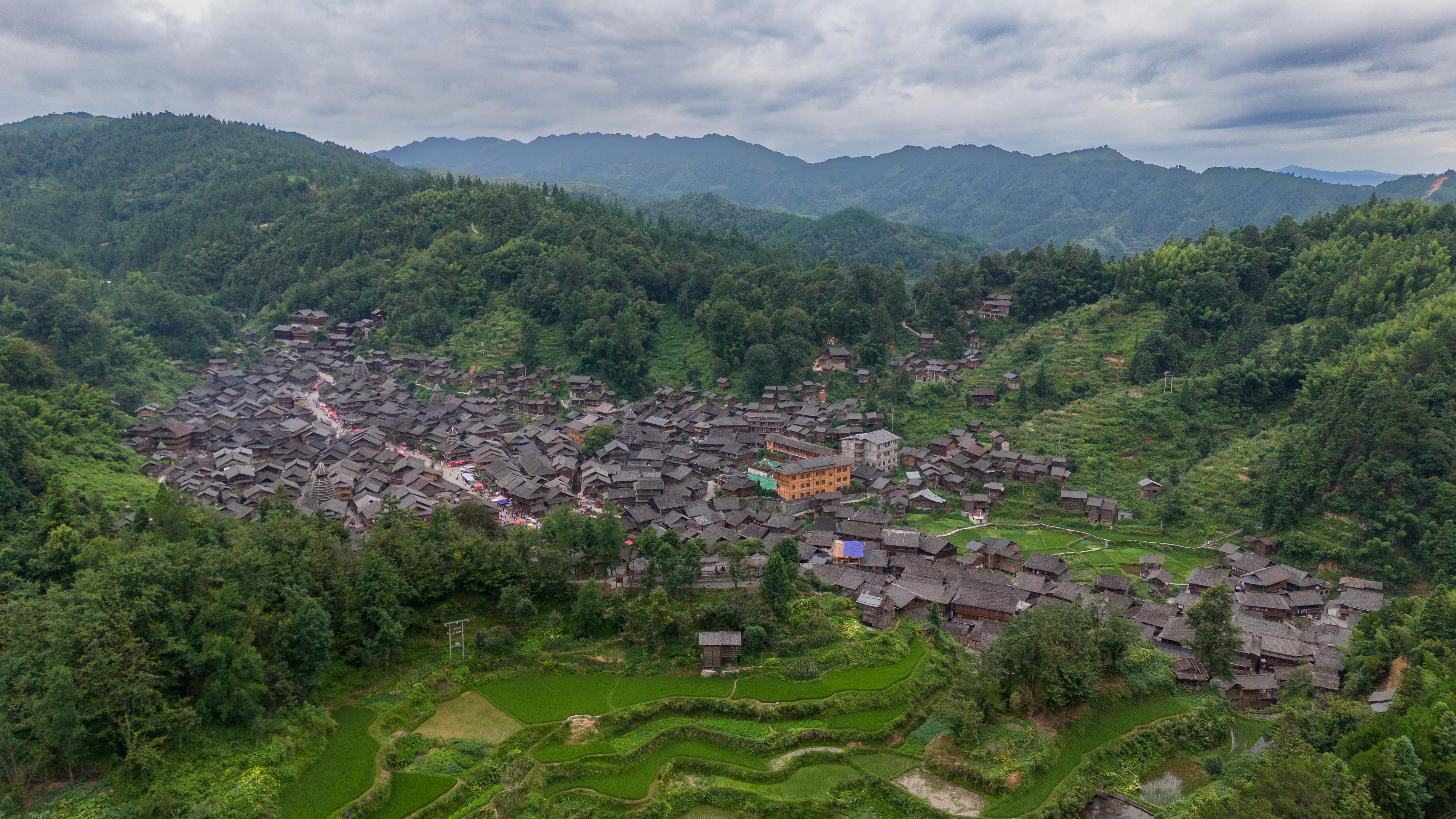 Huanggang village is in southwest China’s Guizhou province. Photo: Xinhua