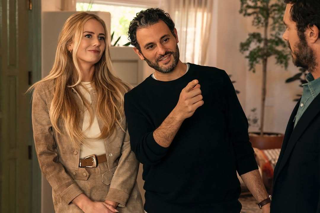 Arian Moayed and Justine Lupe in Nobody Wants This. Photo: @arianmoayed/Instagram