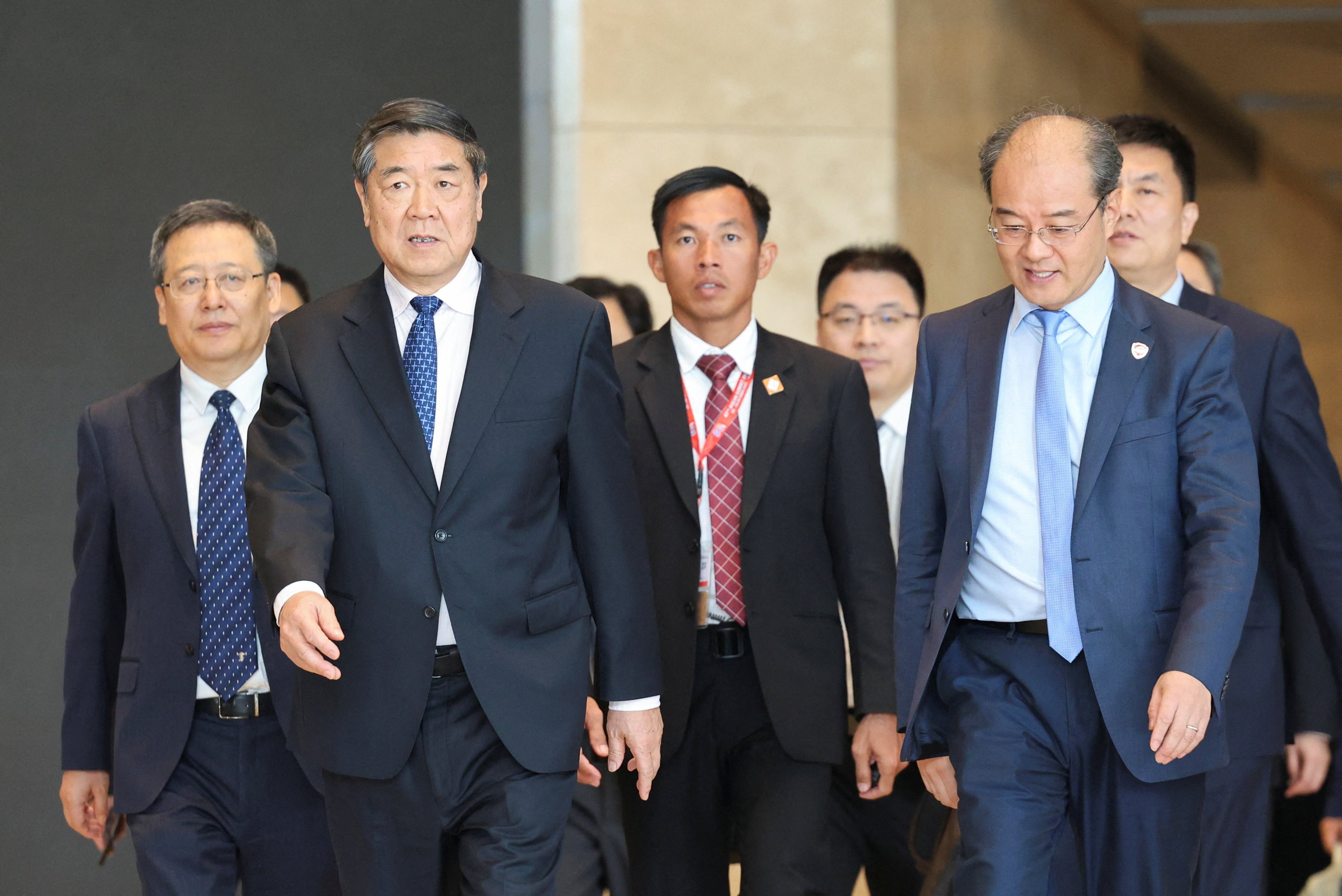 Vice-Premier He Lifeng leaves following the conclusion of trade talks between China and the US in Kuala Lumpur on Sunday. Photo: Reuters