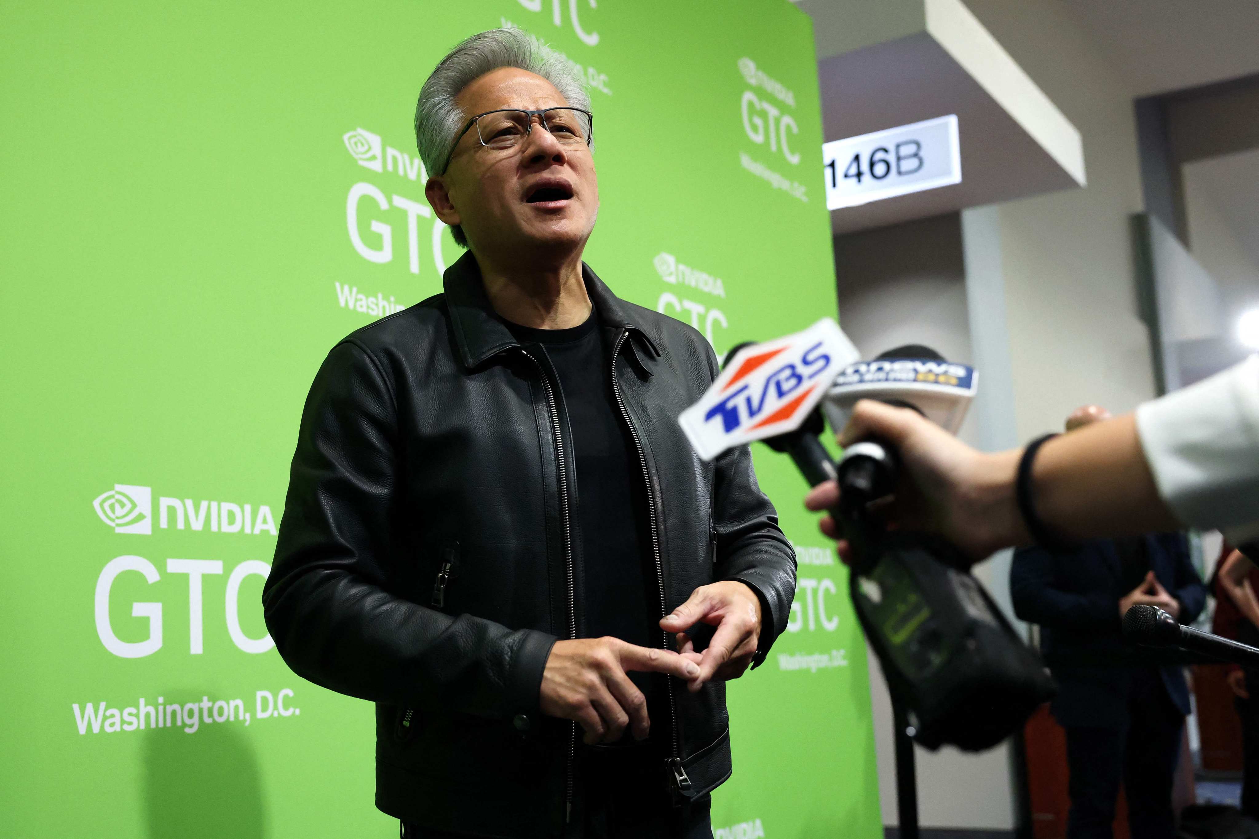 Nvidia CEO Jensen Huang says he is hopeful of a return to the China market. Photo: Getty