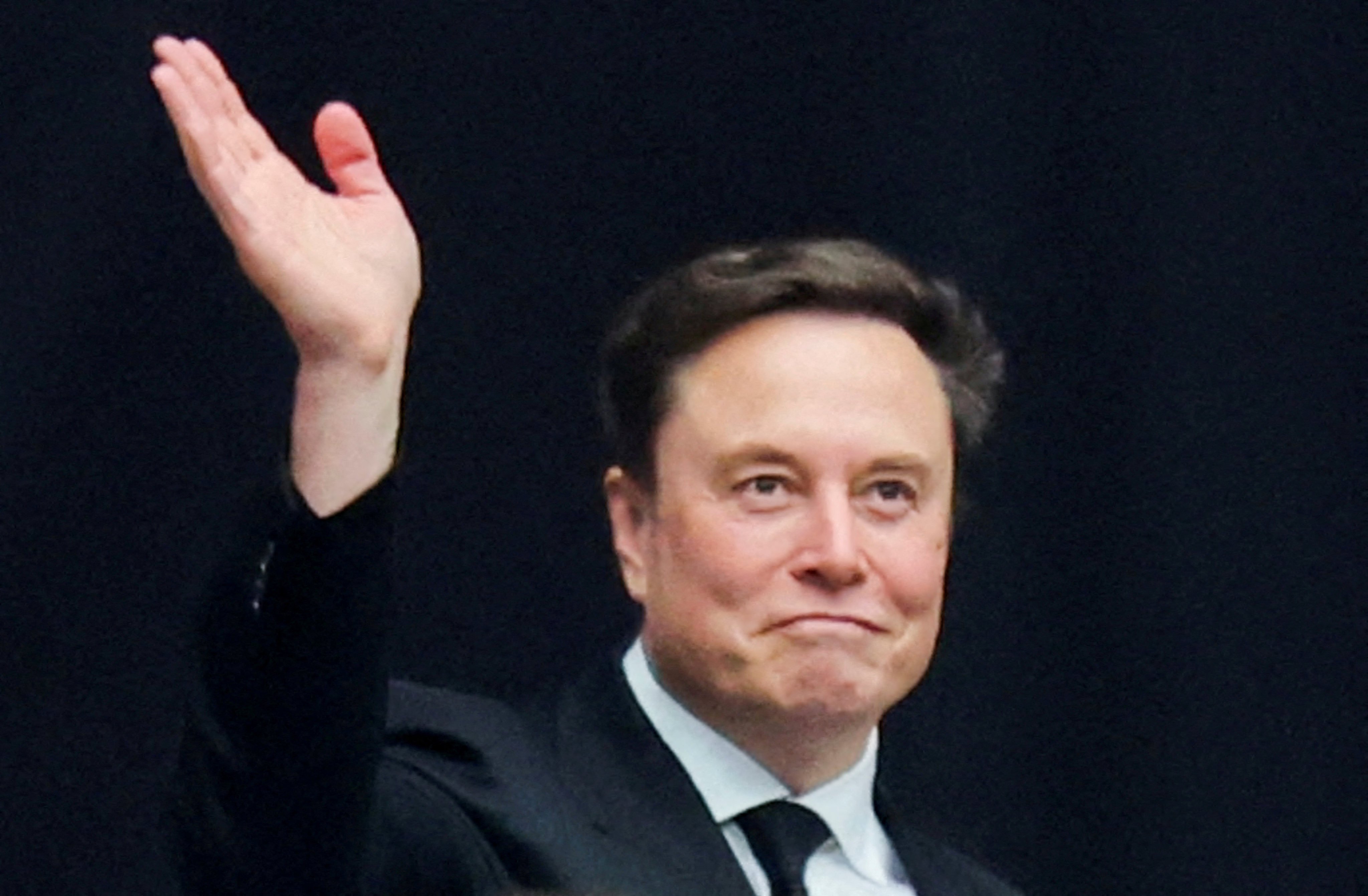 Tech CEO Elon Musk attends a memorial service for slain conservative commentator Charlie Kirk in Glendale, Arizona, in September. Photo: Reuters