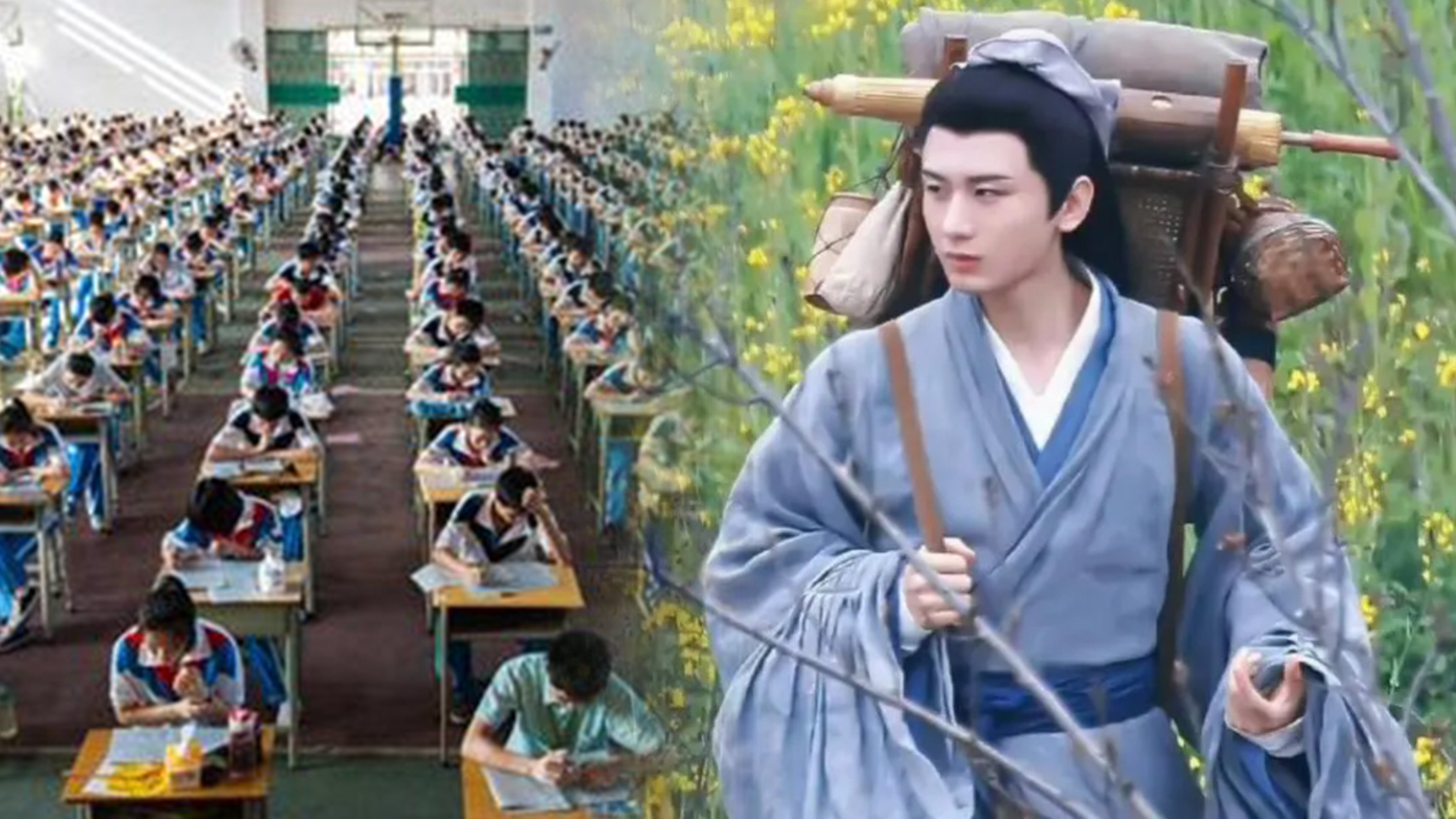 An imperial examination In ancient China took into account the appearance of candidates when deciding who should sit the test. Photo: SCMP composite/Sohu/RedNote