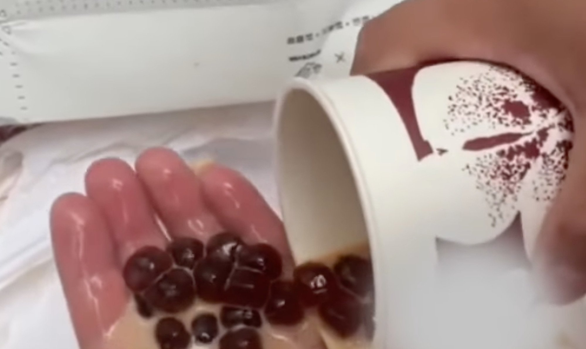 Bubble tea is hugely popular across China, but the tapioca it contains can be deadly for young children. Photo: Weibo Bubble tea is hugely popular across China, but the tapioca it contains can be deadly for young children. Photo: Weibo