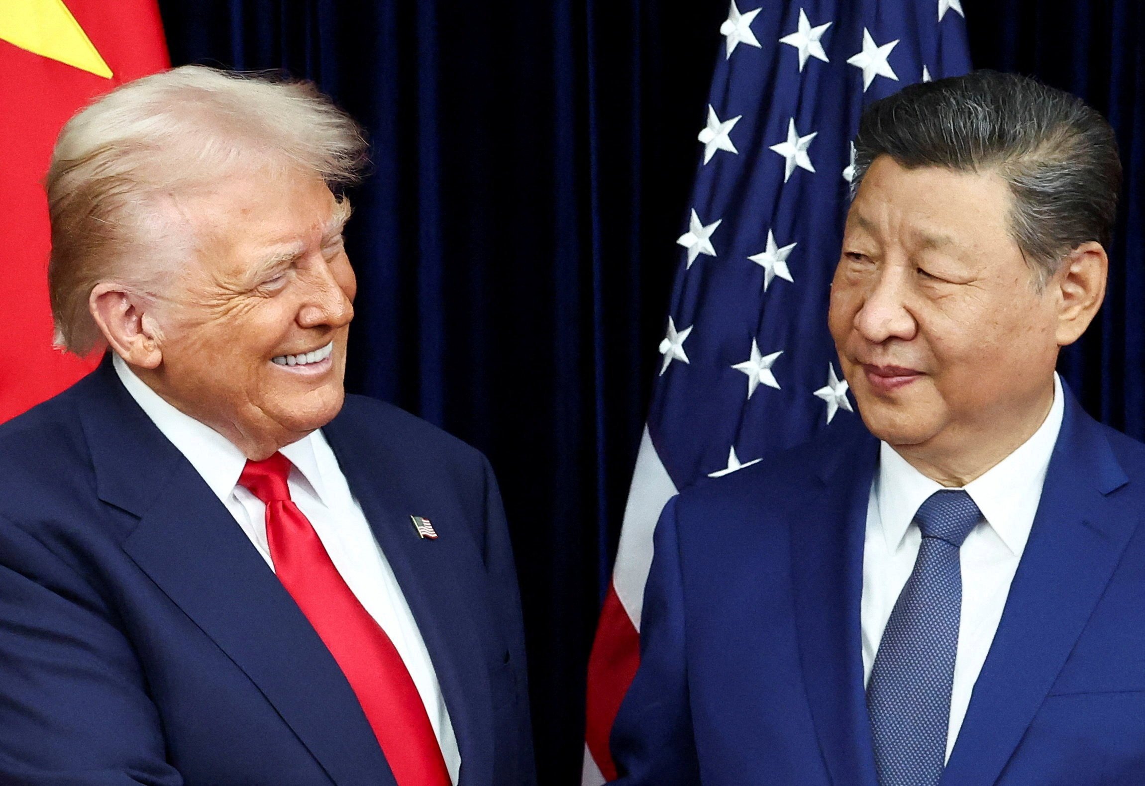 US President Donald Trump and Chinese President Xi Jinping appear to have locked in a period of calm in bilateral relations following a highly anticipated summit in South Korea. Photo: Reuters