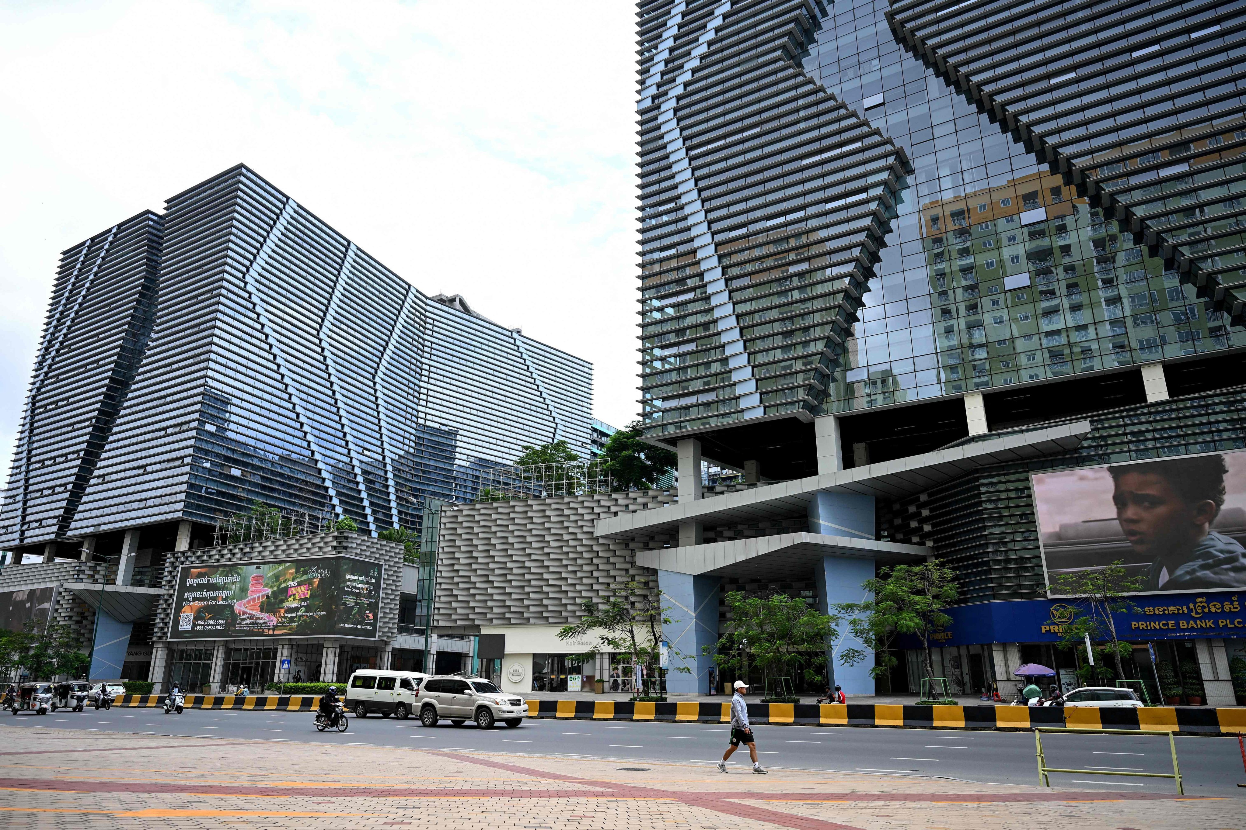 The Prince International Plaza in Phnom Penh. Photo: AFP