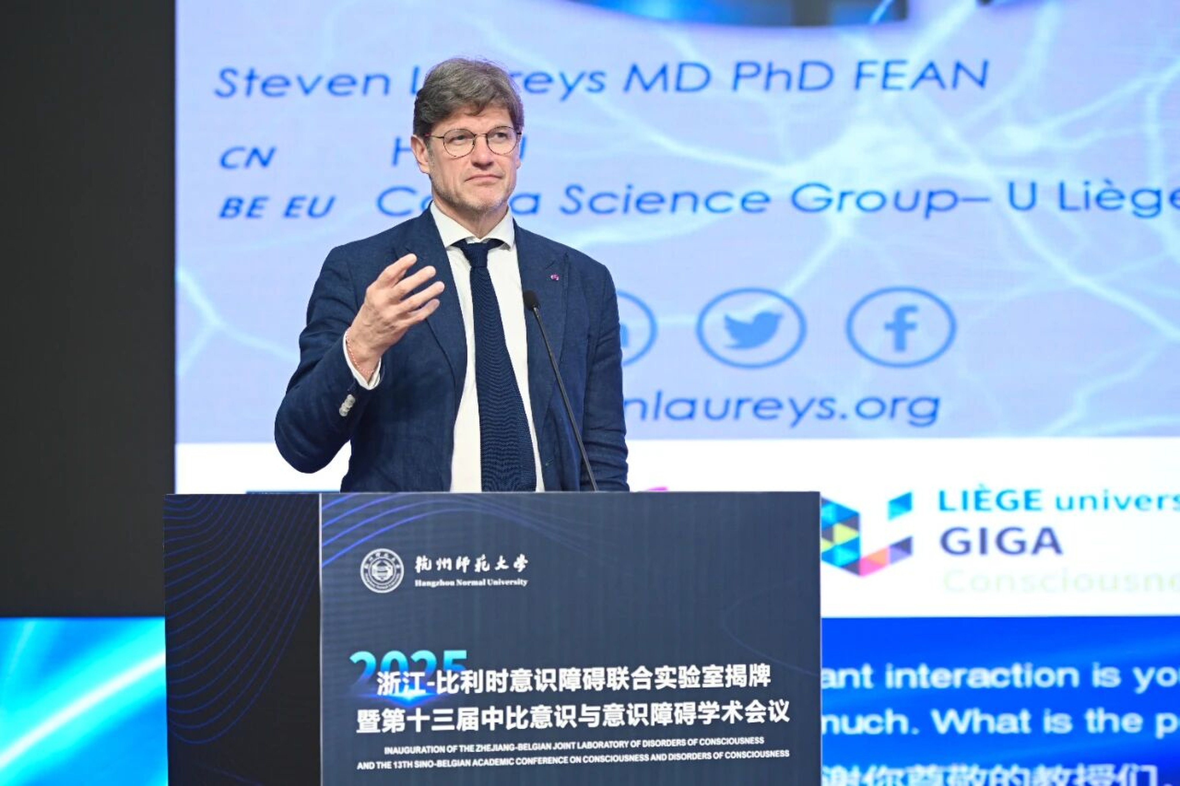 Belgian neurologist Steven Laureys uses advanced brain imaging and electrophysiology to study how consciousness is sustained and restored. Photo: Handout