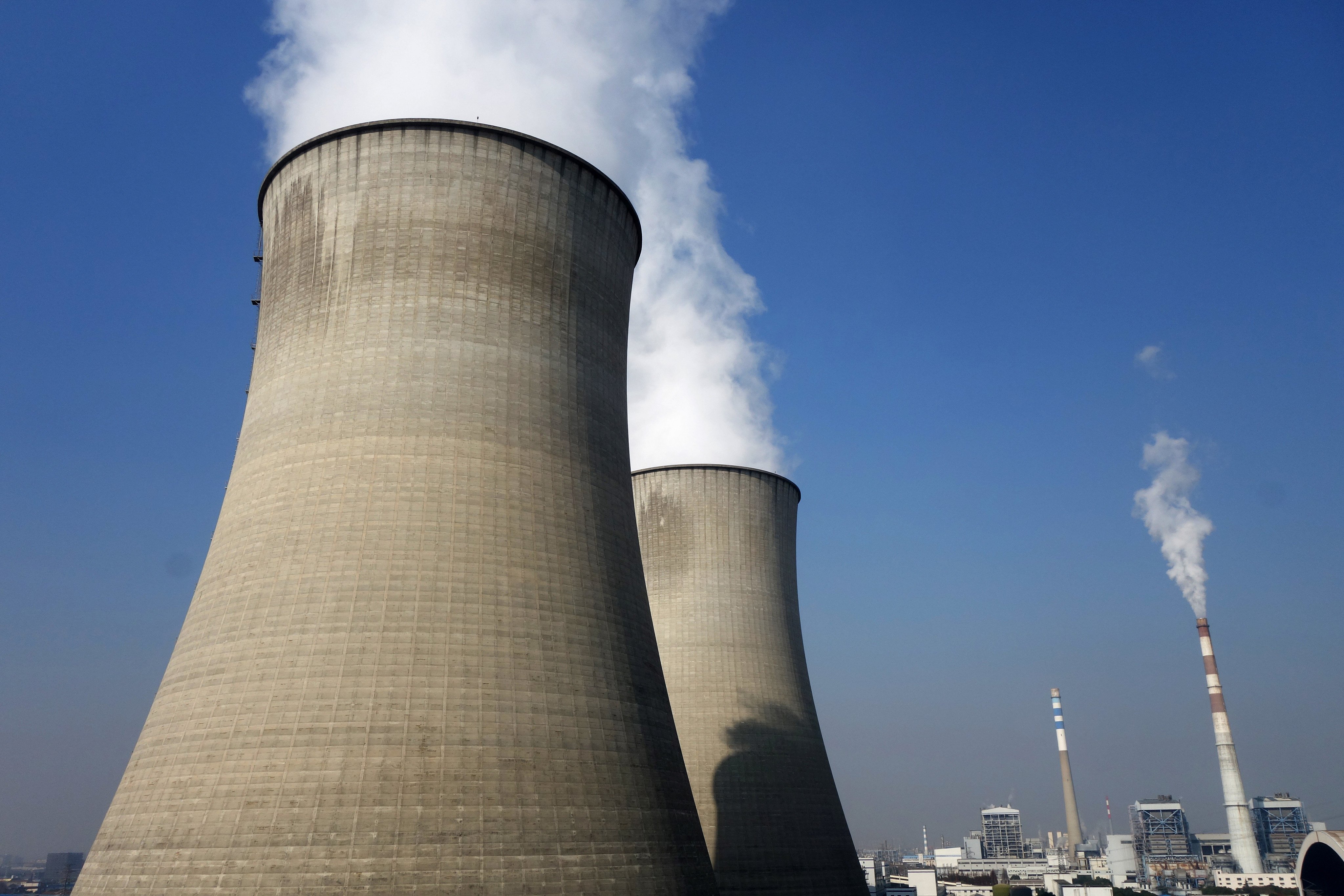 Cooling towers of a nuclear power plant. Photo: Getty Images