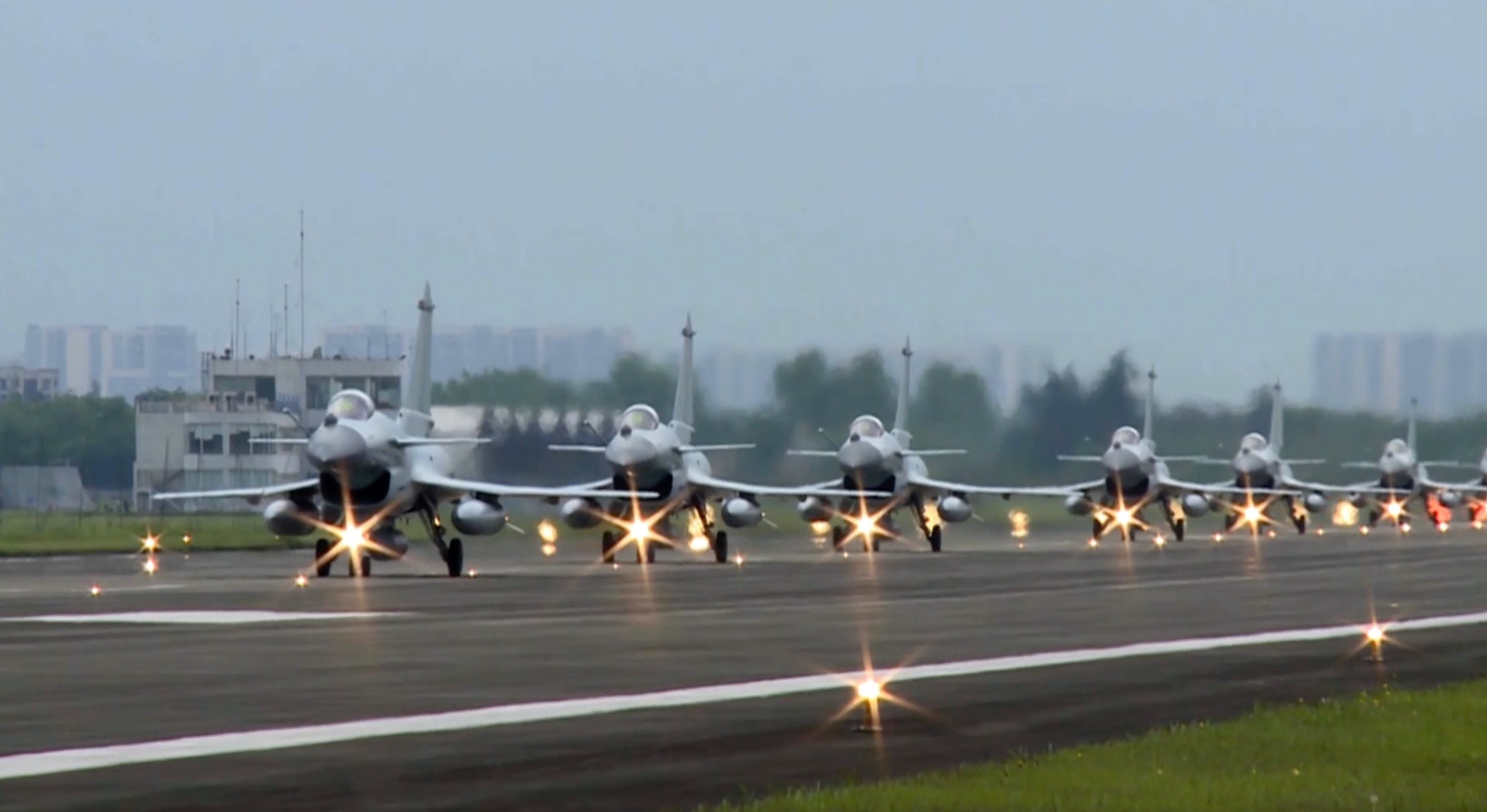 The J-10 fighter jet is a major defence industry product for China. Photo: CCTV