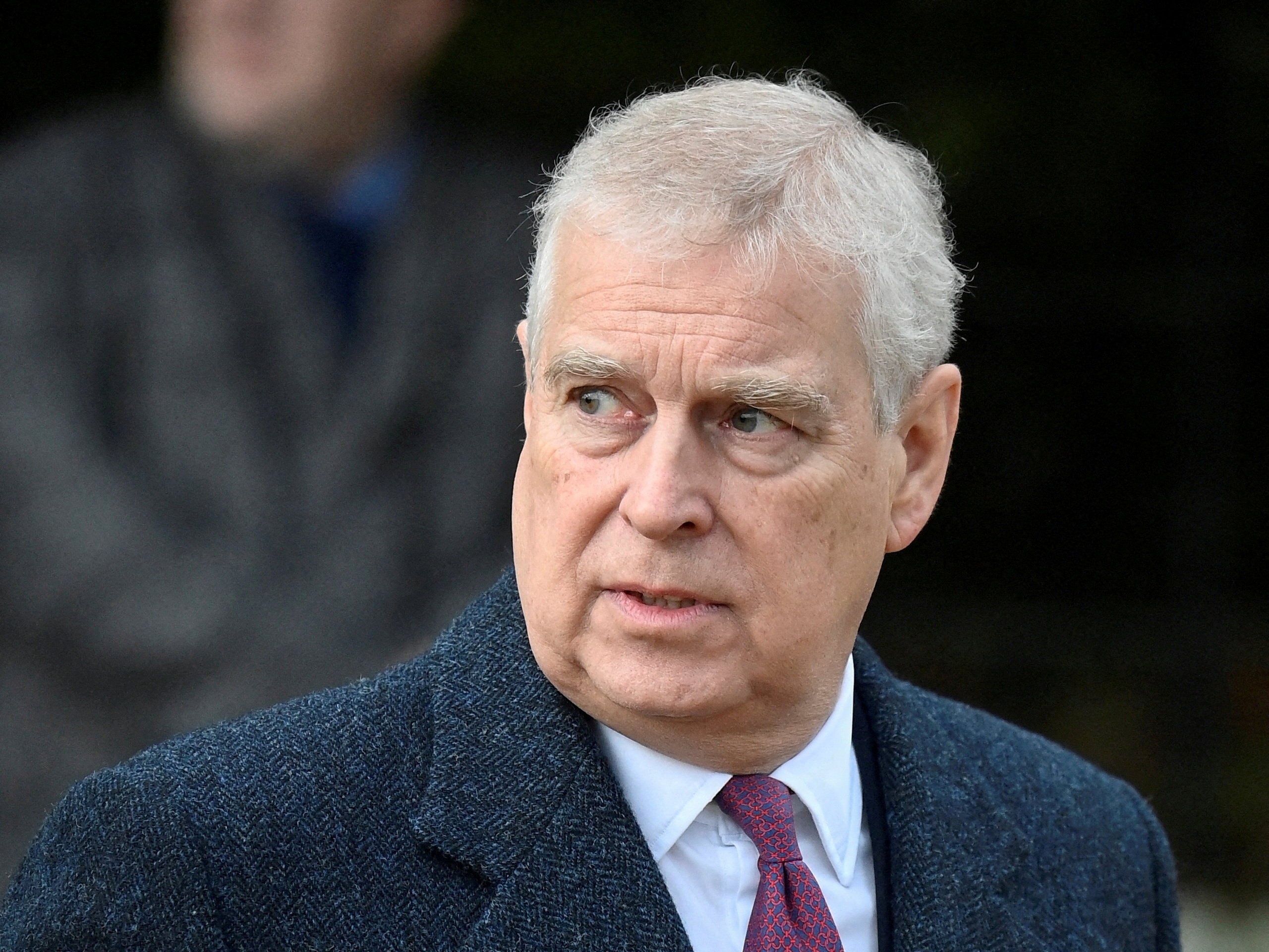 Britain’s Prince Andrew attends the royal family’s Christmas Day service at St Mary Magdalene’s church in eastern England in December 2022. Photo: Reuters