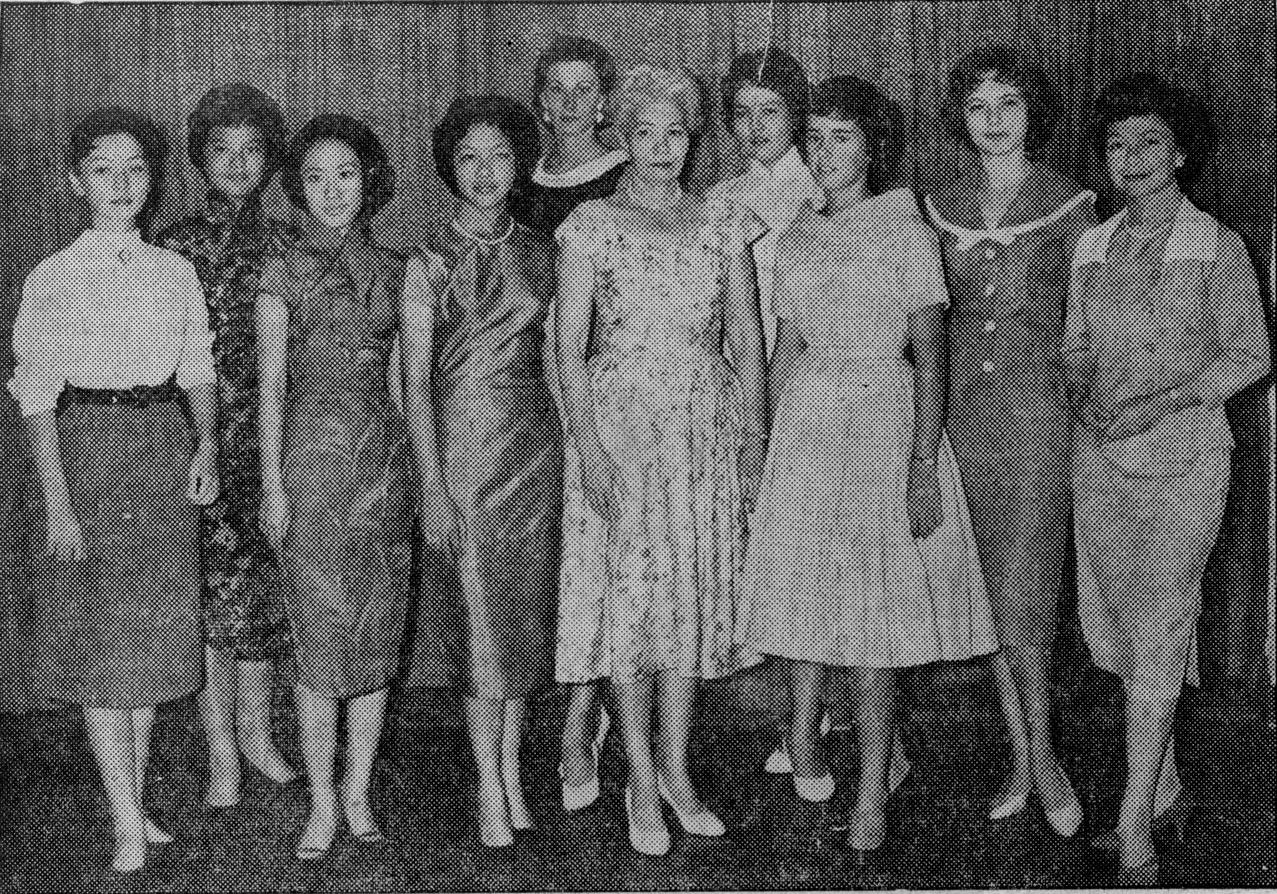 Hong Kong debutantes pose for the press in 1959. Photo: SCMP Archives