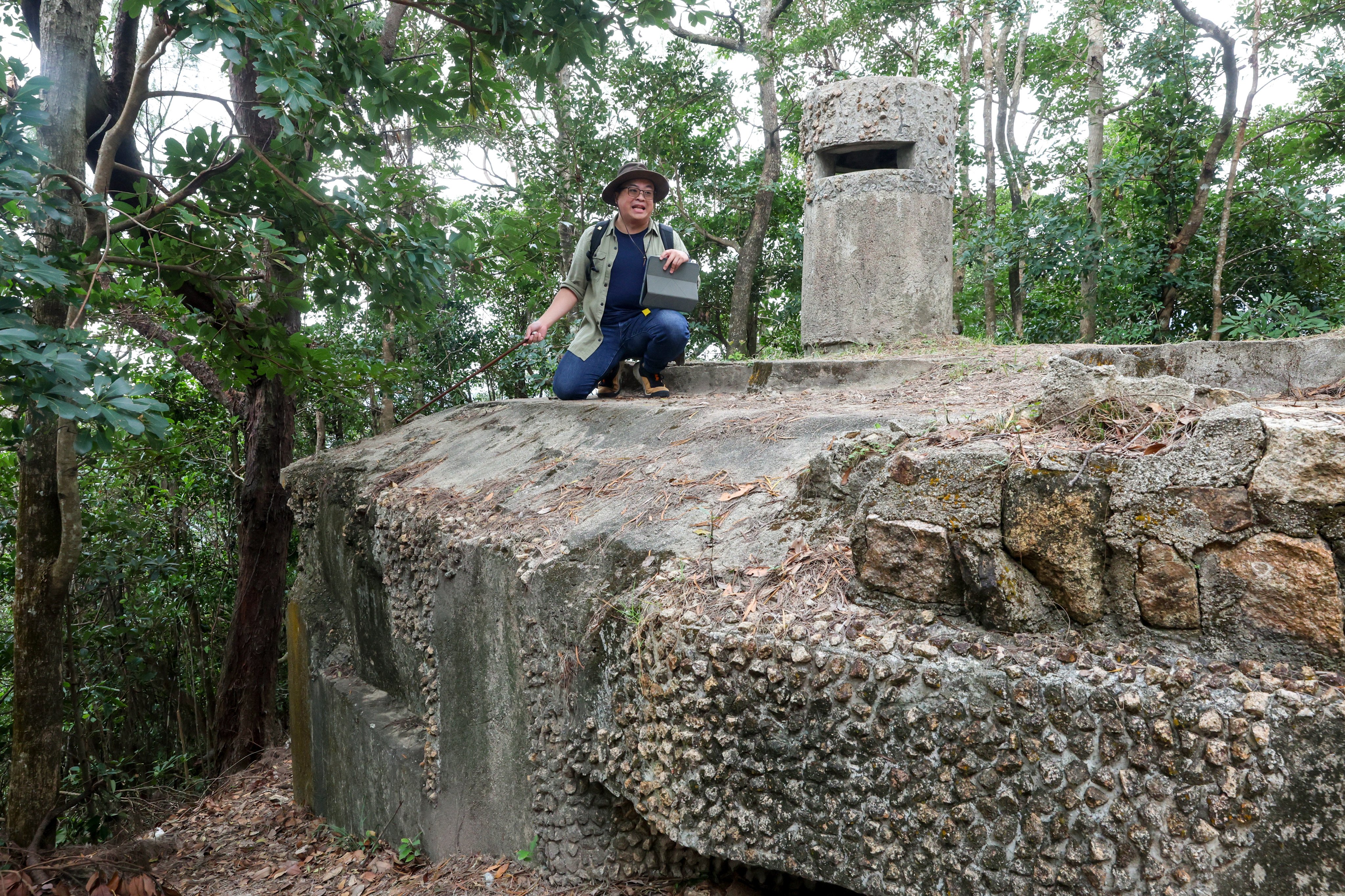 Guided by history teacher and author Rusty Tsoi, the excursion focuses on the intense fighting around December 19, 1941. Photo: Edmond So