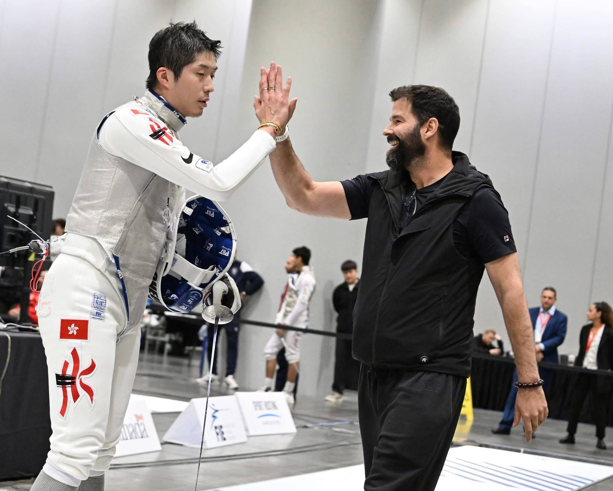 Greg Koenig is hungry for more success after moulding Cheung Ka-long into a two-time Olympic champion. Photo: International Fencing Federation