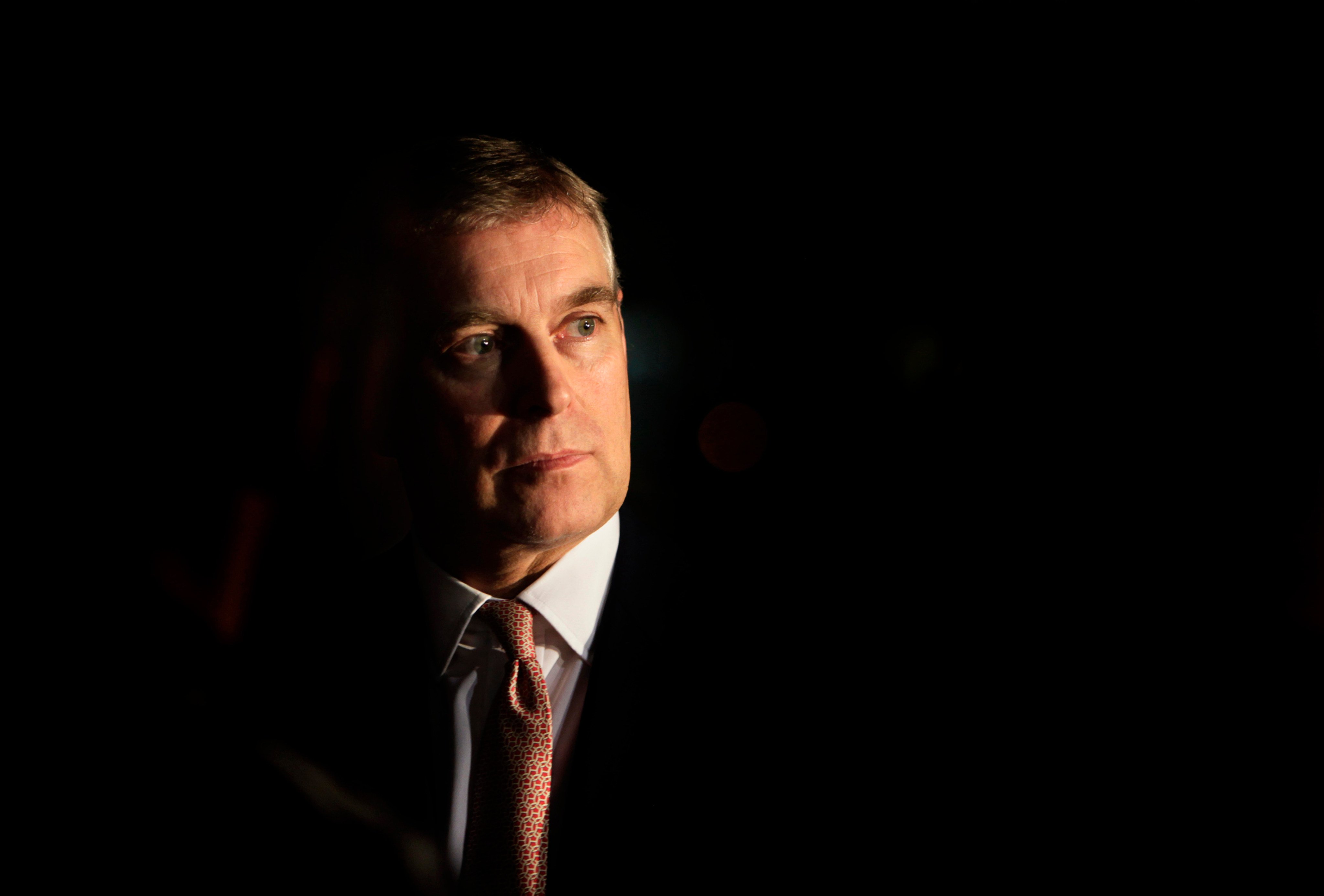 Britain’s Prince Andrew attends an event at the residence of the British Ambassador in New Delhi, India in 2010. Photo: AP